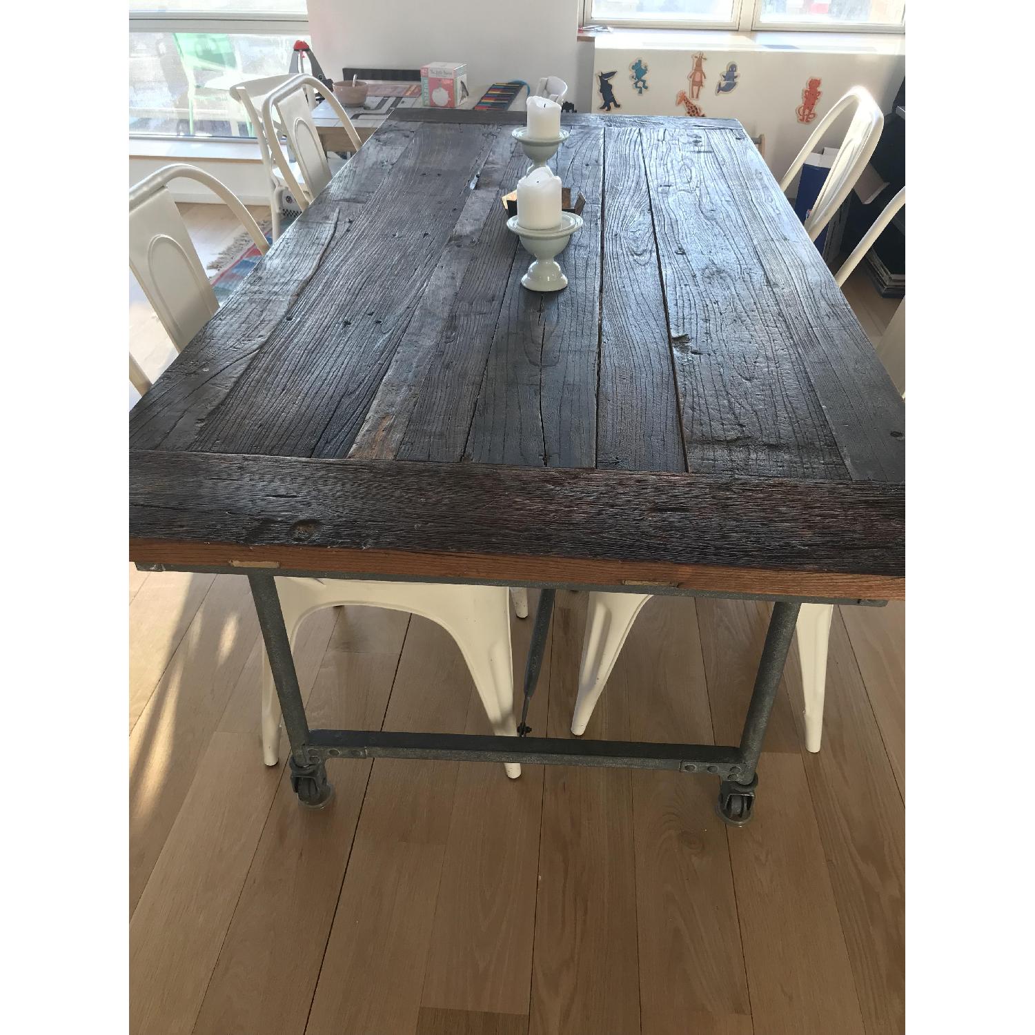 Restoration Hardware Flatiron Rectangular Dining Table - image-3