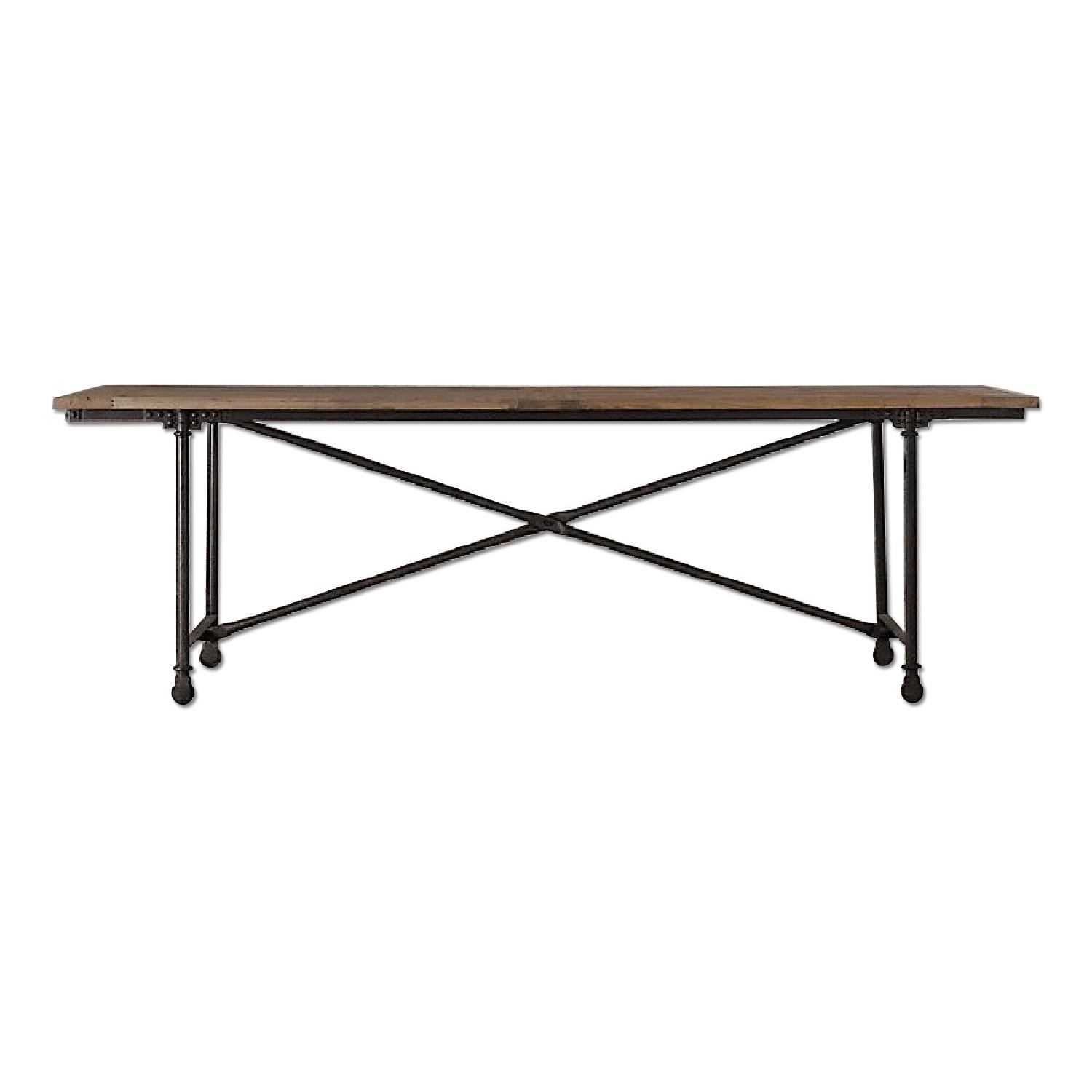 Restoration Hardware Flatiron Rectangular Dining Table - image-0