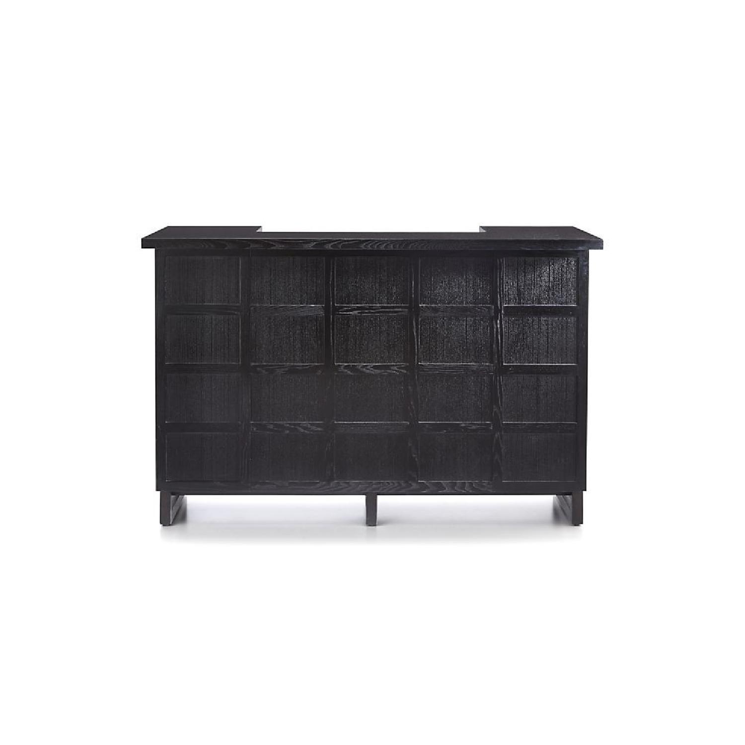 Crate & Barrel Steamer Standing Home Bar AptDeco