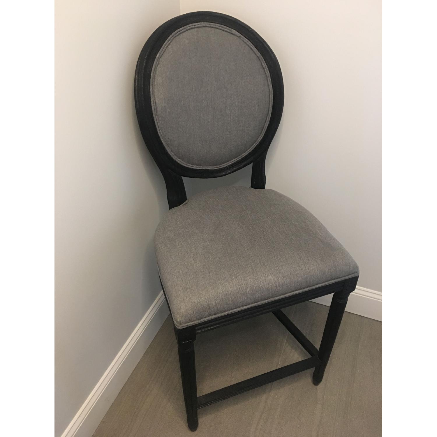 Restoration Hardware Counter Height Crypton Fabric Stool - image-1