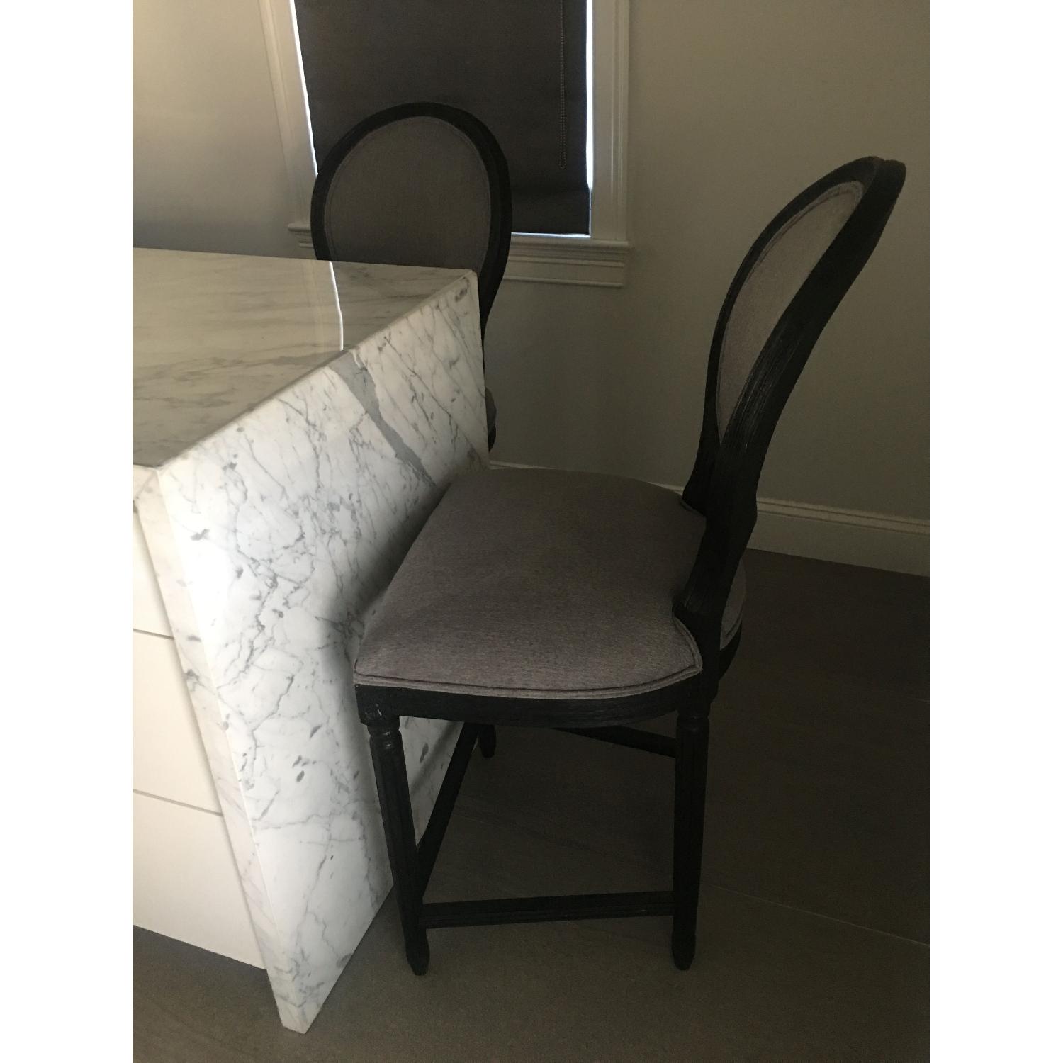 Restoration Hardware Counter Height Crypton Fabric Stool - image-2