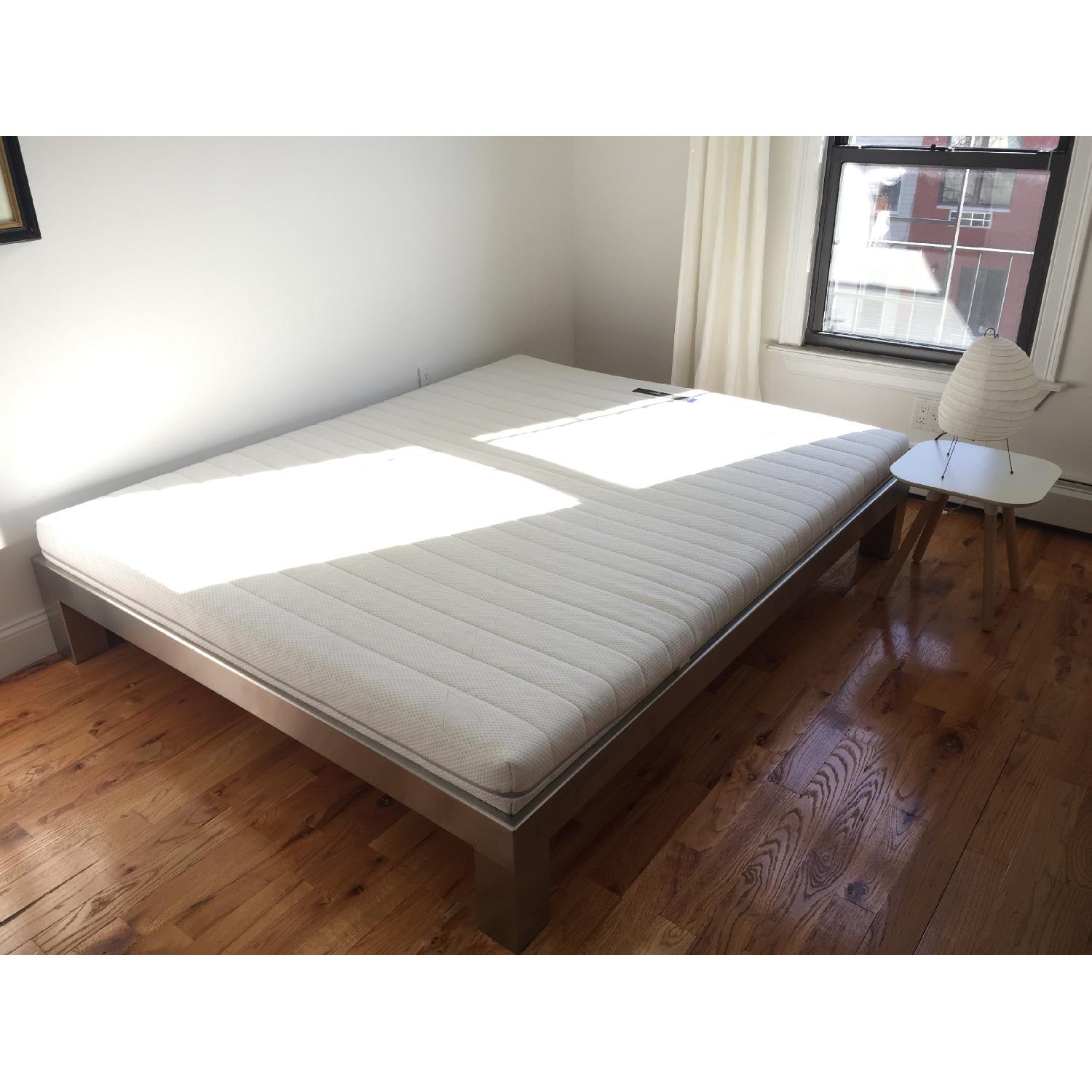 European Custom Stainless Steel Bed Frame - image-0