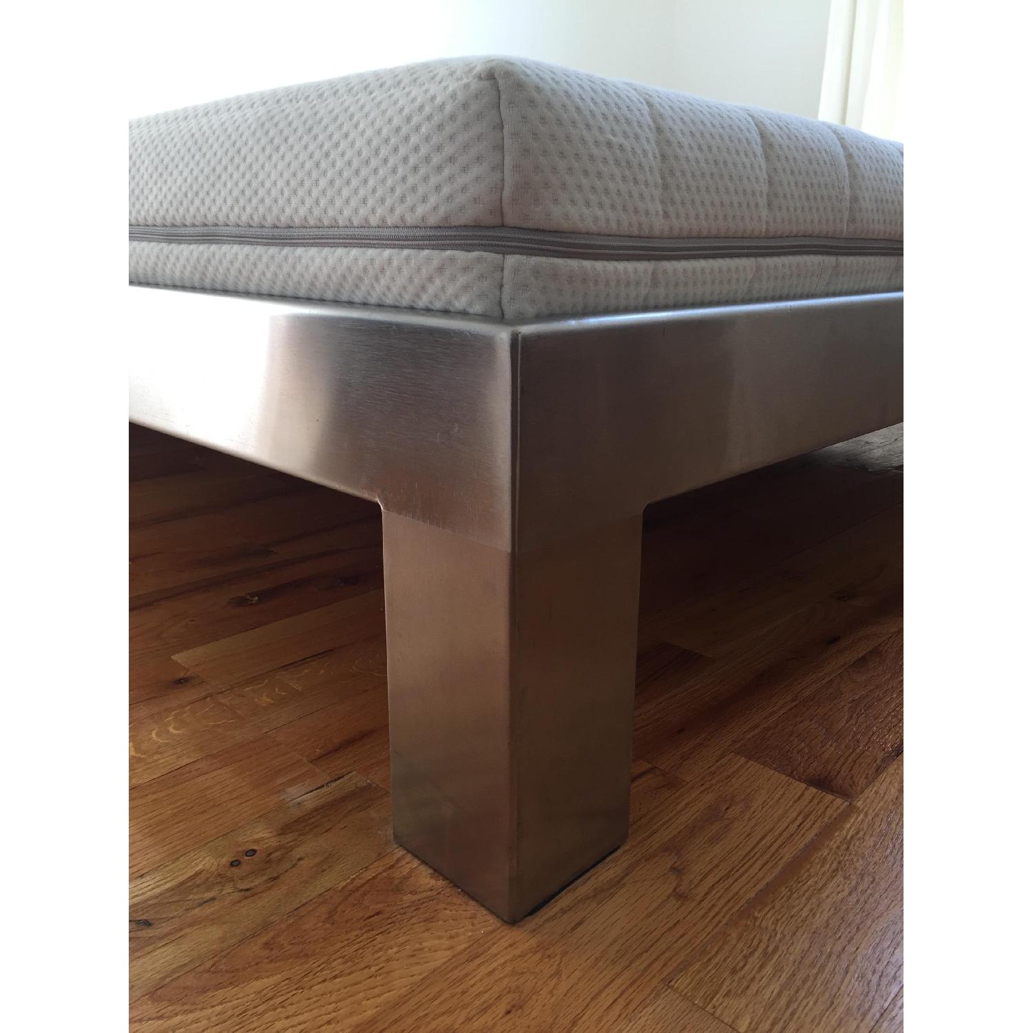 European Custom Stainless Steel Bed Frame - image-2