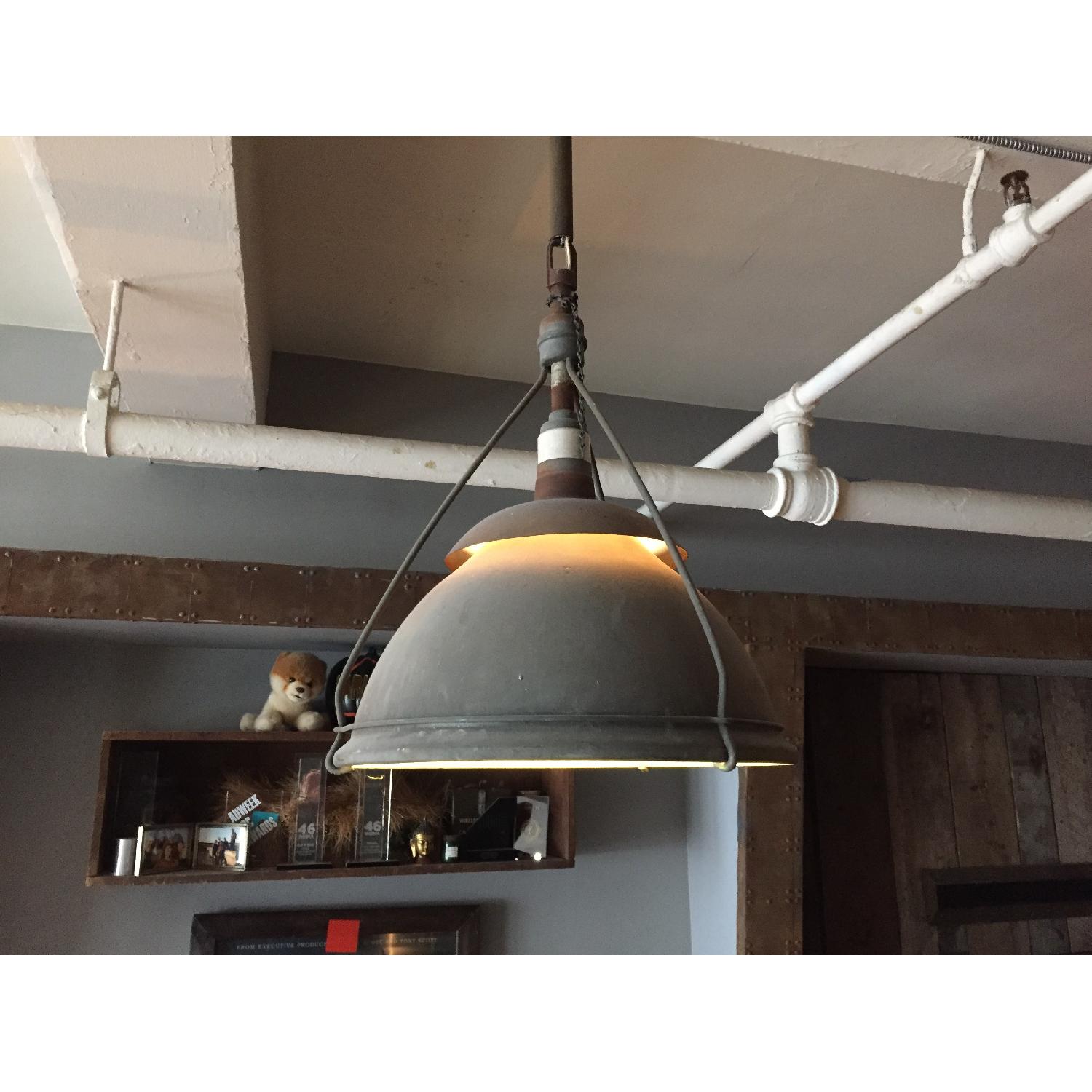 Industrial Metal Ceiling Light - image-1