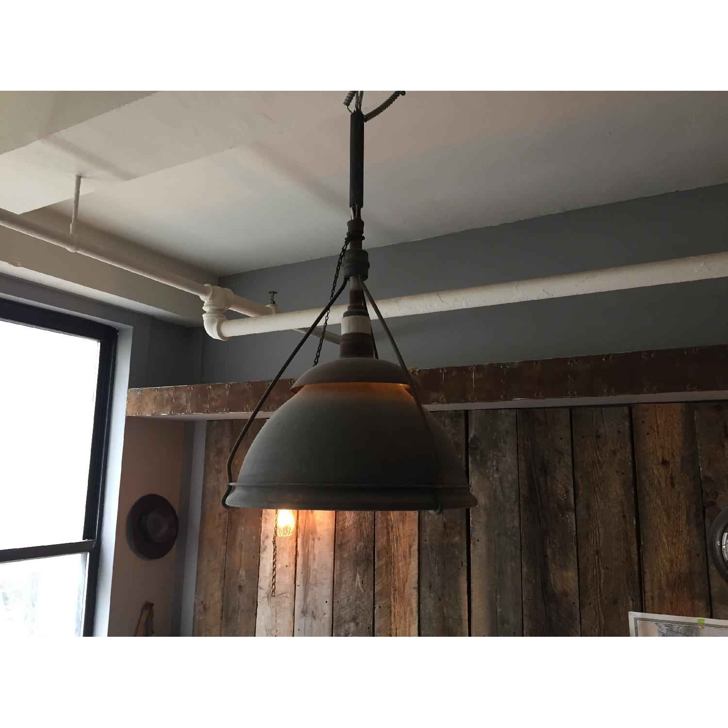 Industrial Metal Ceiling Light - image-2