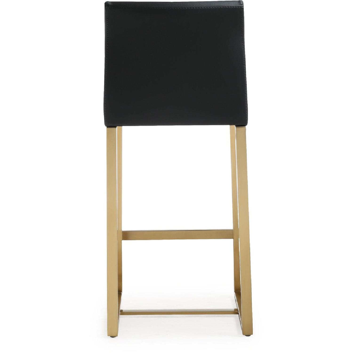TOV Furniture Denmark Black Gold Steel Counter Stools - image-2