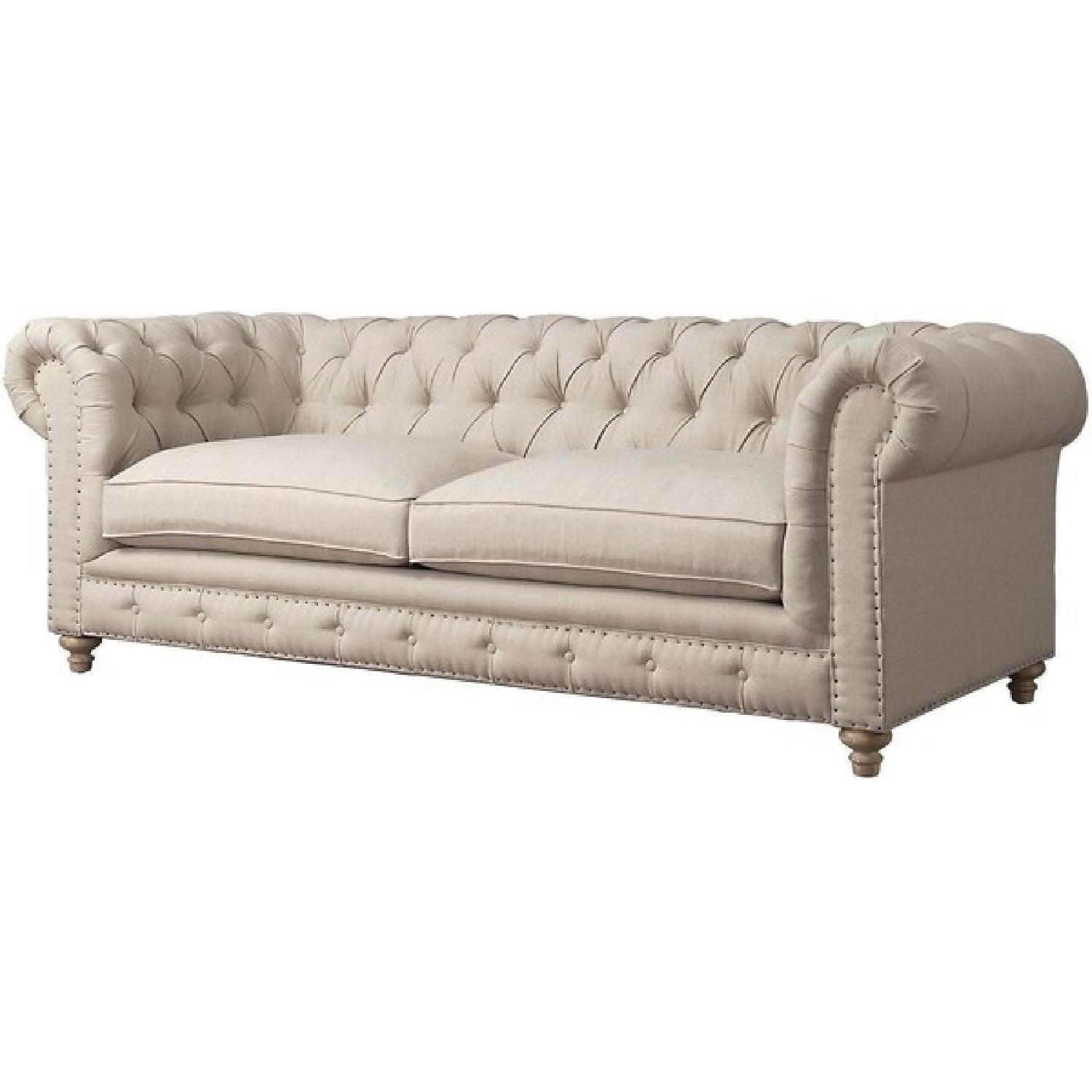 TOV Furniture Oxford Beige Linen Sofa - image-1