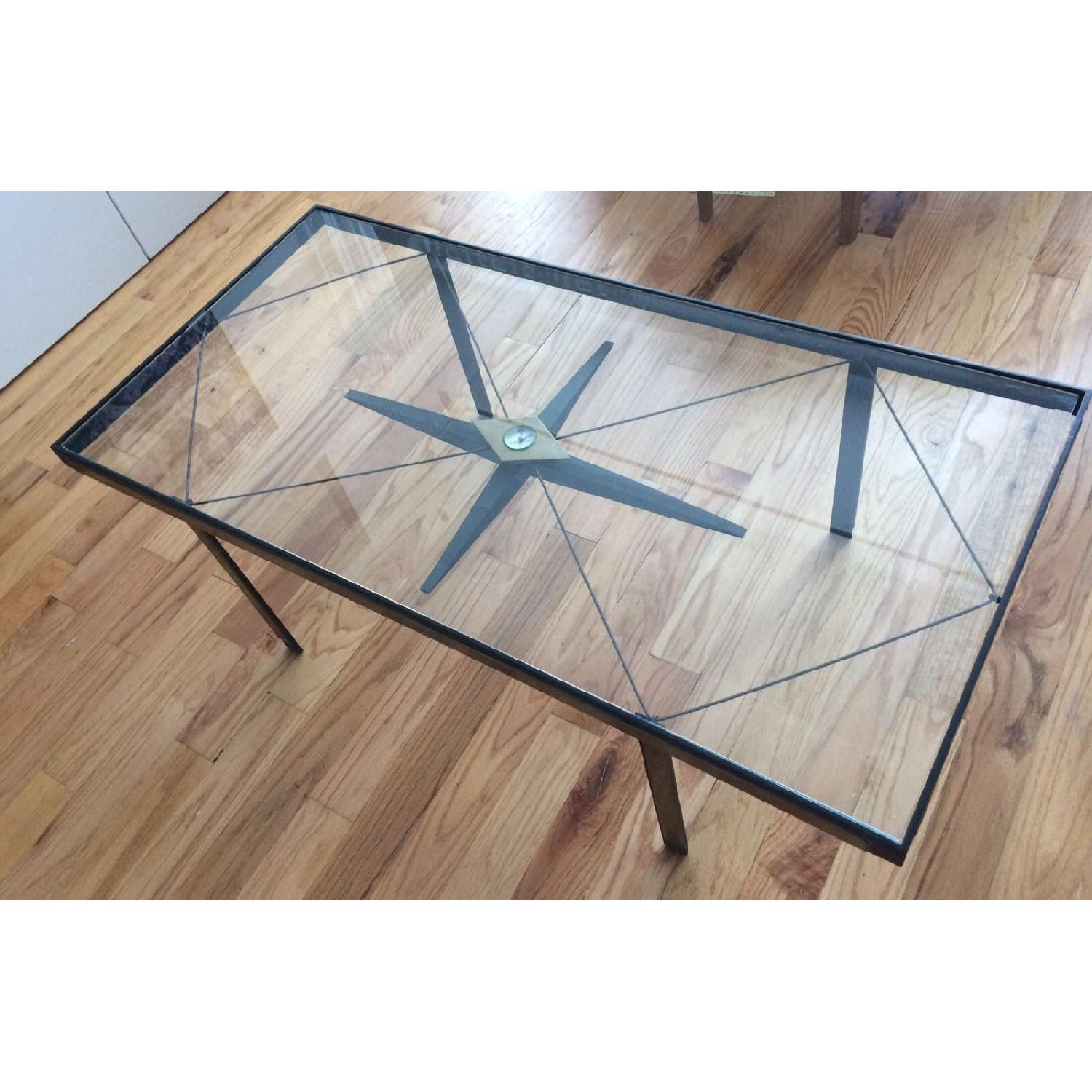 Vintage 1930 Compass Coffee Table - image-1