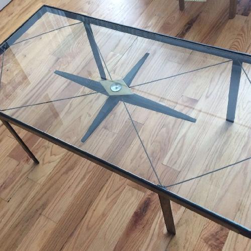 Used Vintage 1930 Compass Coffee Table for sale on AptDeco