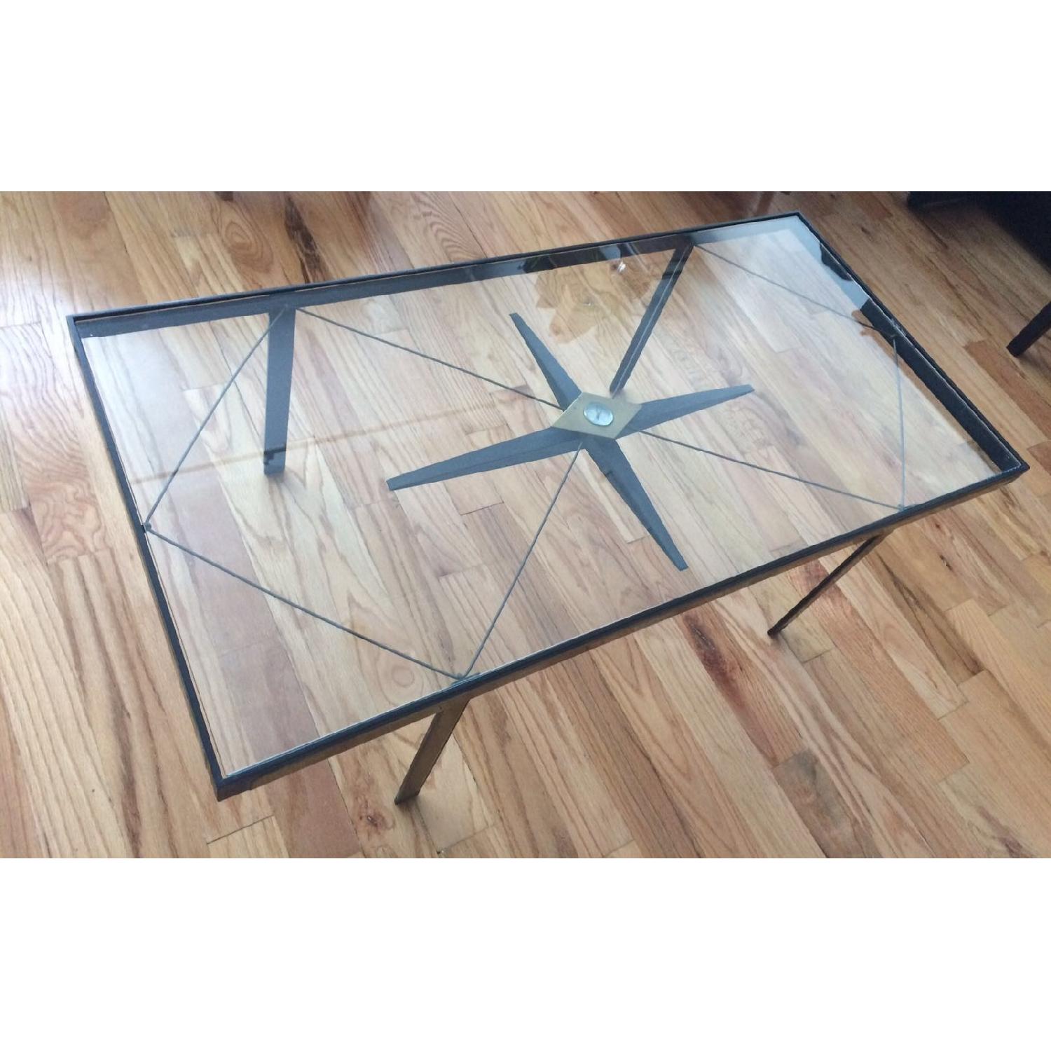 Vintage 1930 Compass Coffee Table - image-2