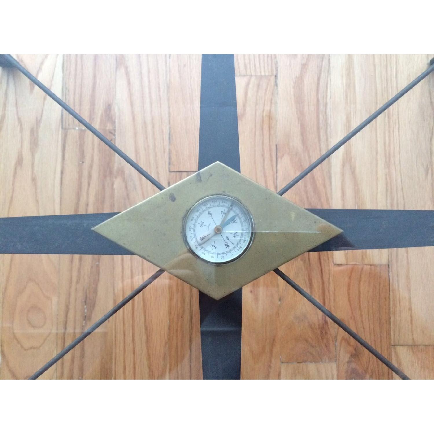 Vintage 1930 Compass Coffee Table - image-4