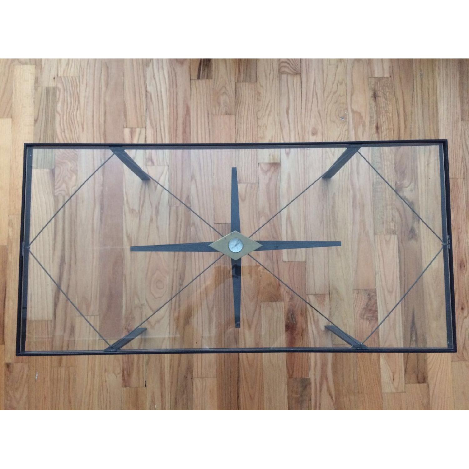 Vintage 1930 Compass Coffee Table - image-7