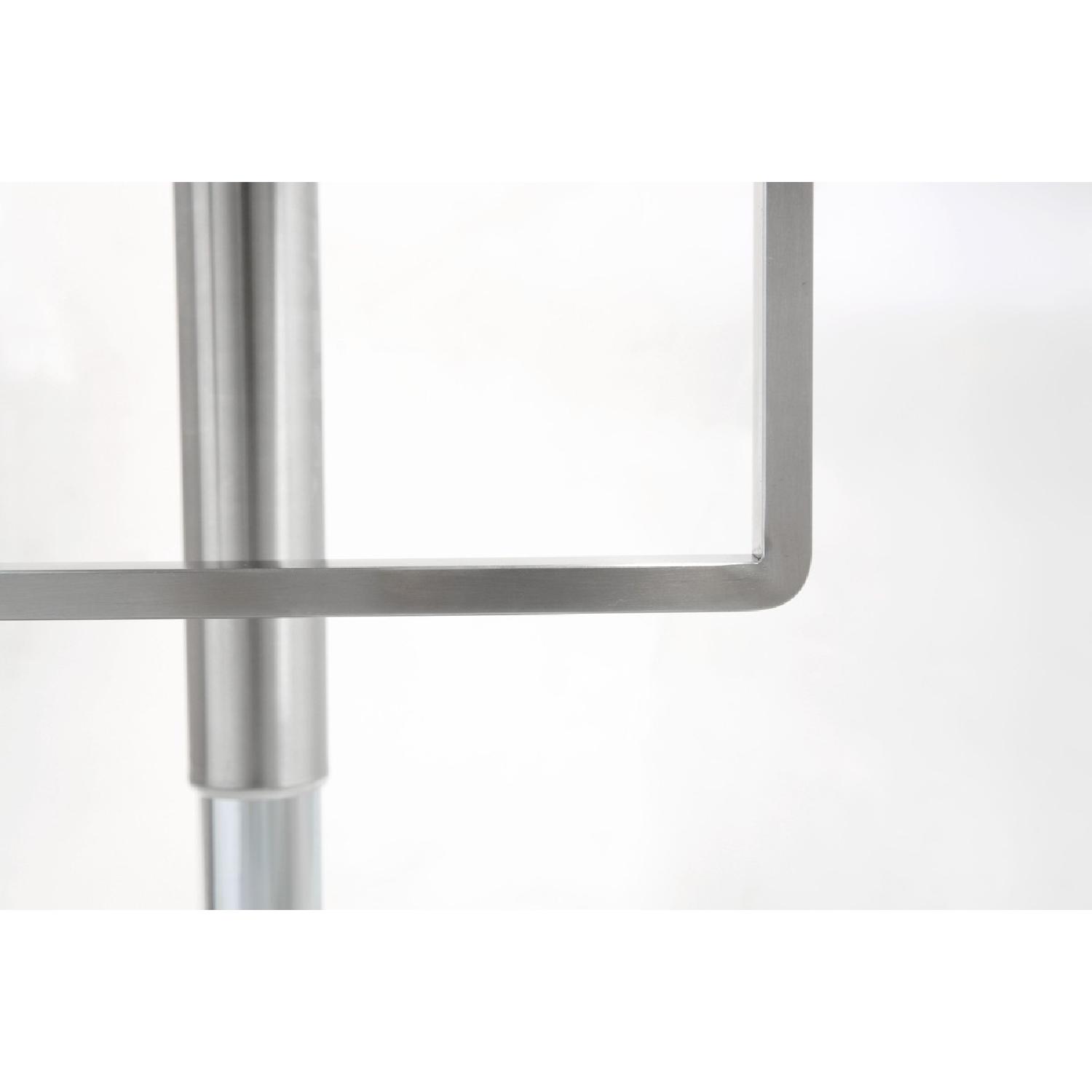 TOV Furniture Seville Black Stainless Steel Barstool - image-1