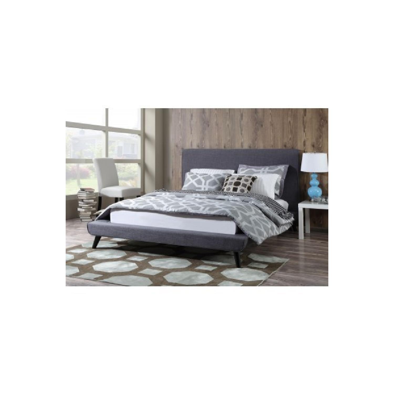 TOV Furniture Nixon Grey Linen King Bed - image-1