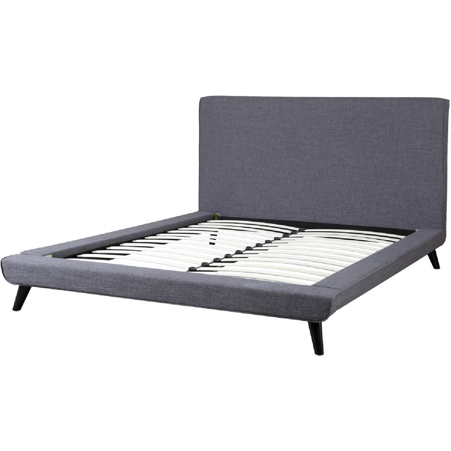 TOV Furniture Nixon Grey Linen King Bed - image-3