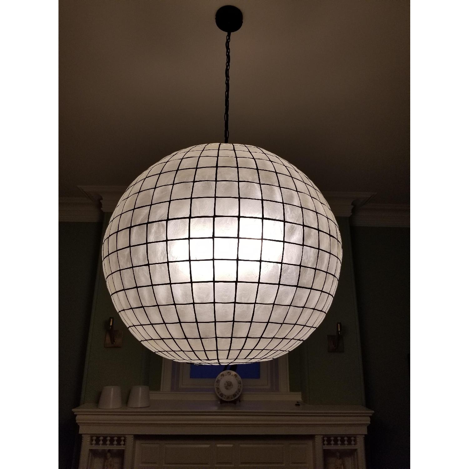 Capiz Shell Pendant Chandelier - image-1