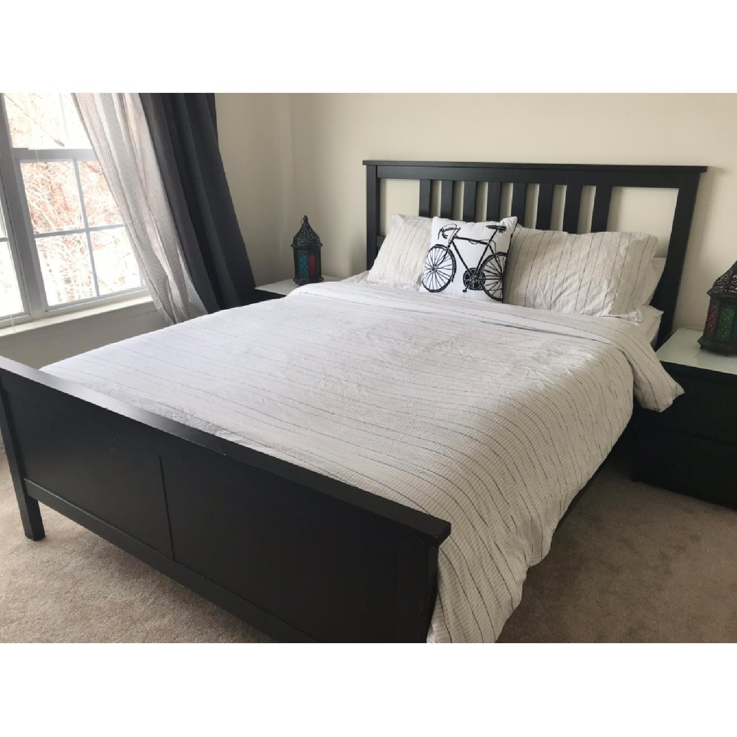 Ikea Hemnes Queen Size Bed Frame AptDeco