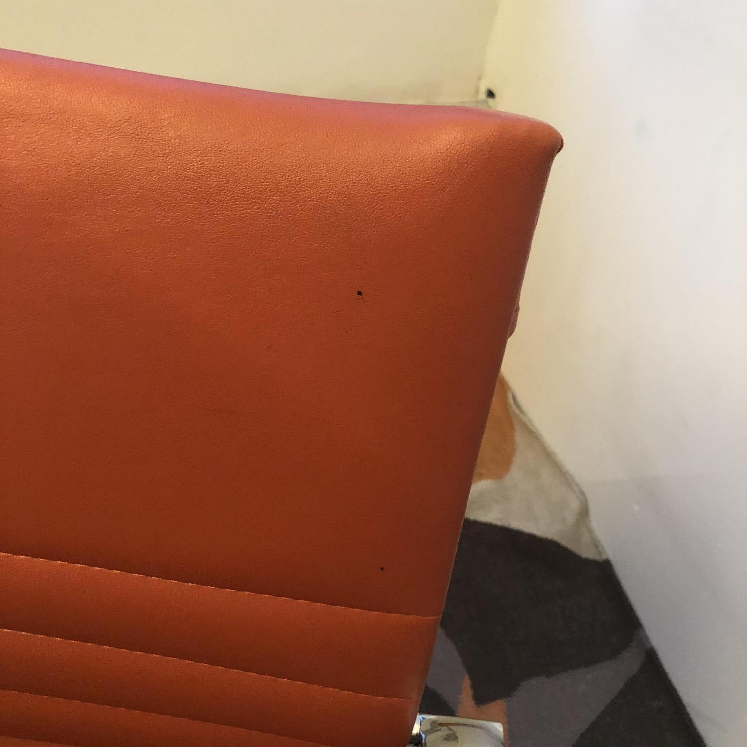 Meelano Office Chair In Vegan Leather - Orange - image-5