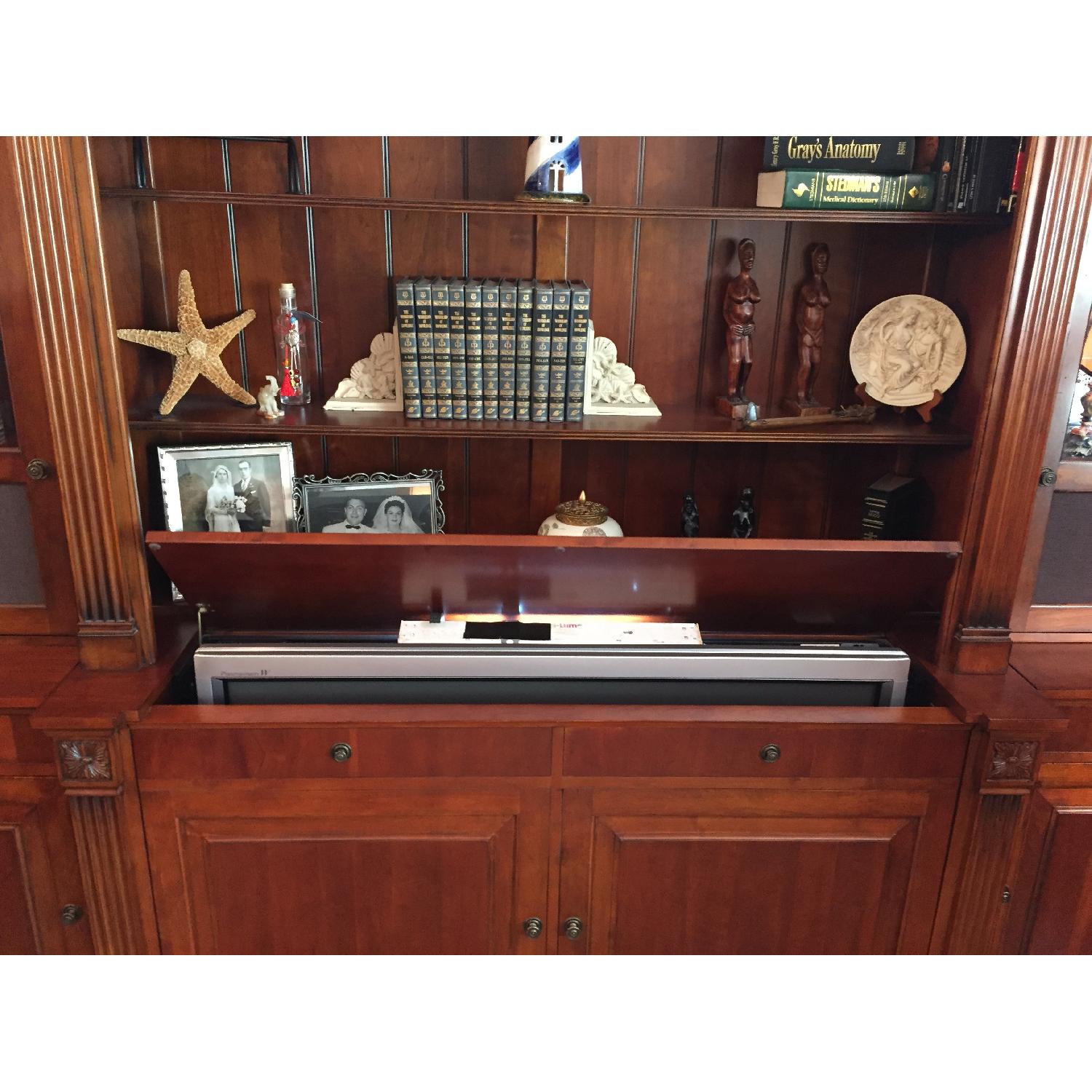 Ethan Allen Video Lift Entertainment Wall Unit - image-3