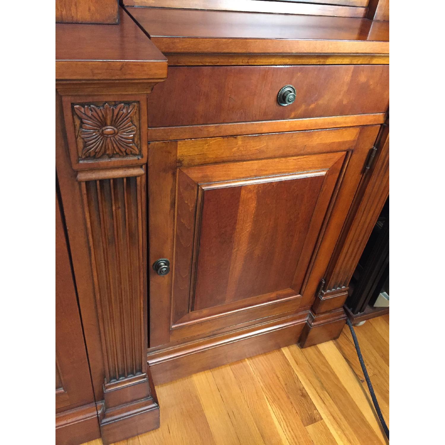 Ethan Allen Video Lift Entertainment Wall Unit - image-5