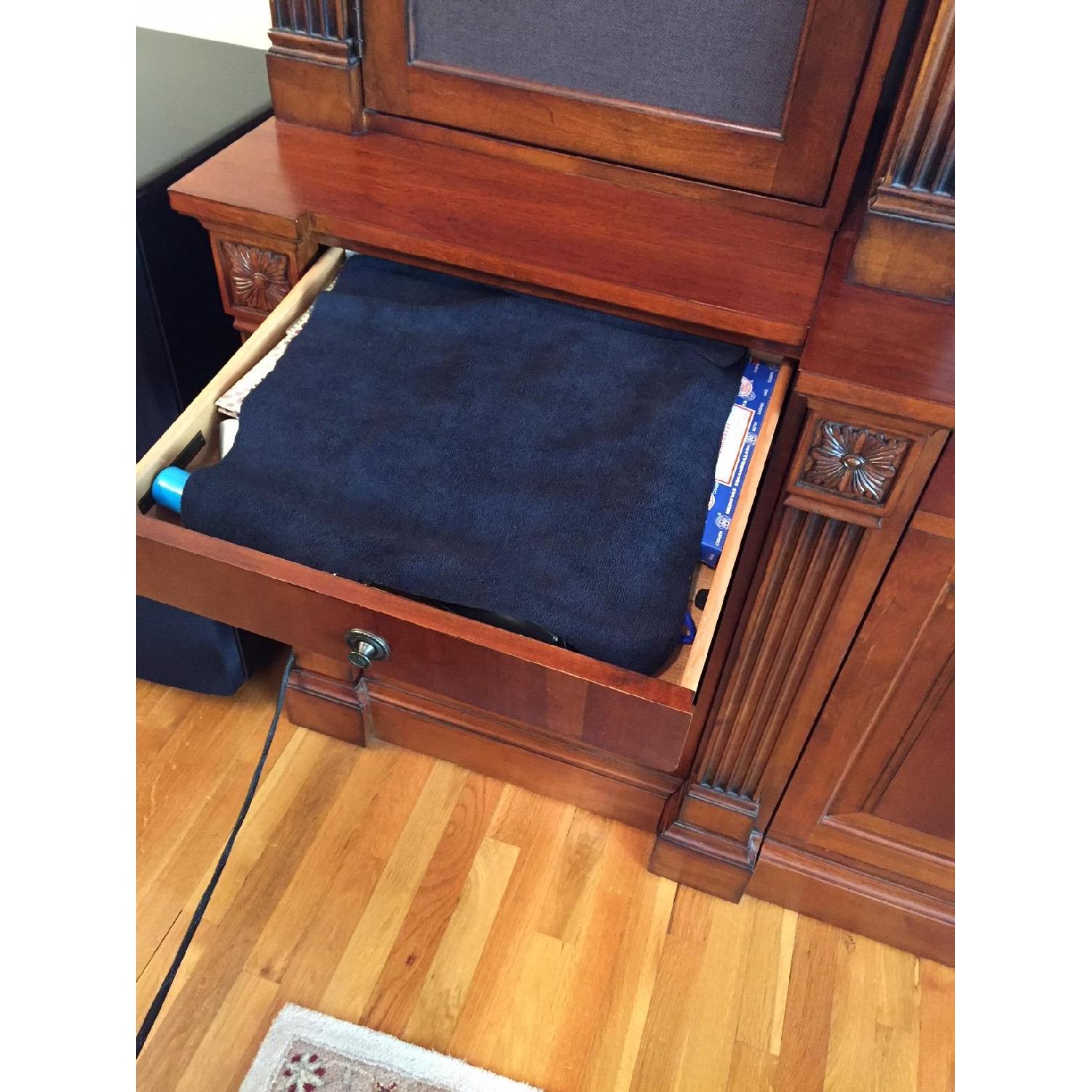 Ethan Allen Video Lift Entertainment Wall Unit - image-22