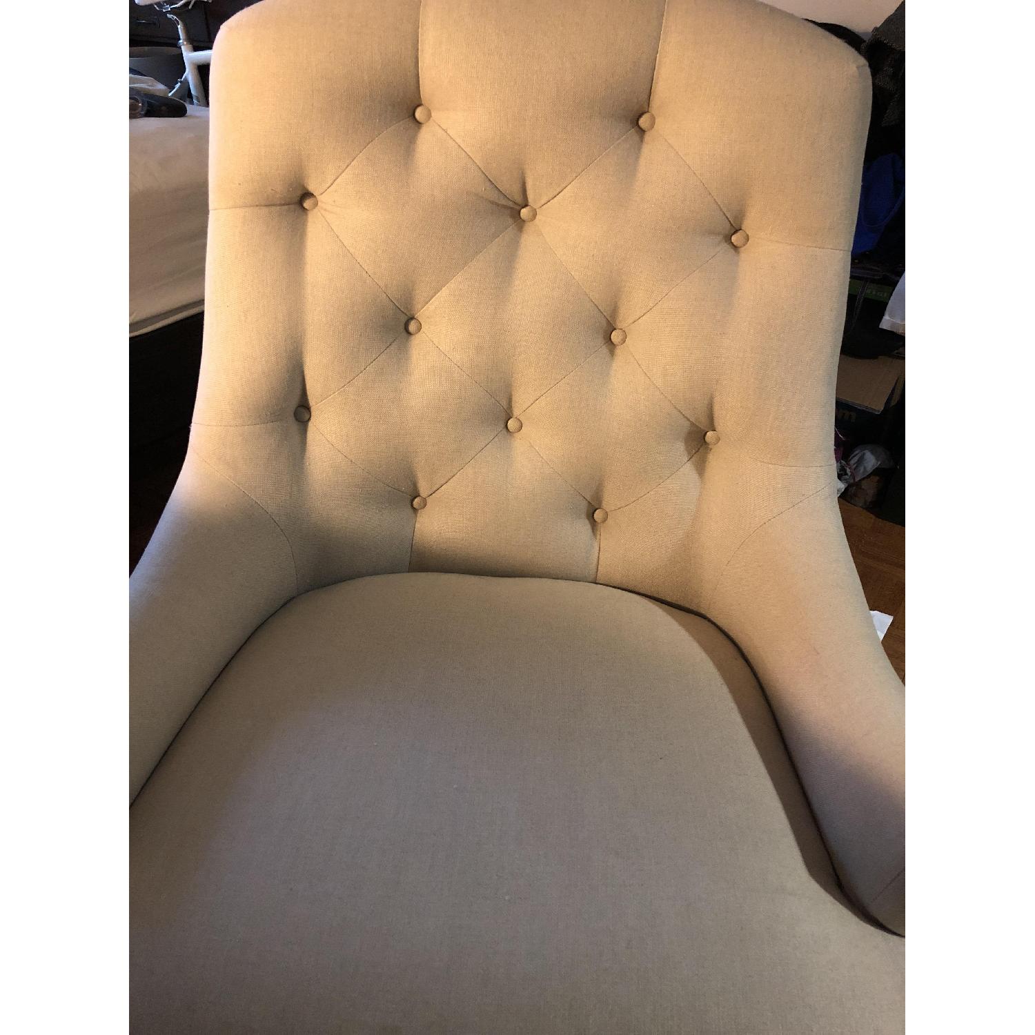 Pottery Barn Lorraine Tufted Chair - image-1