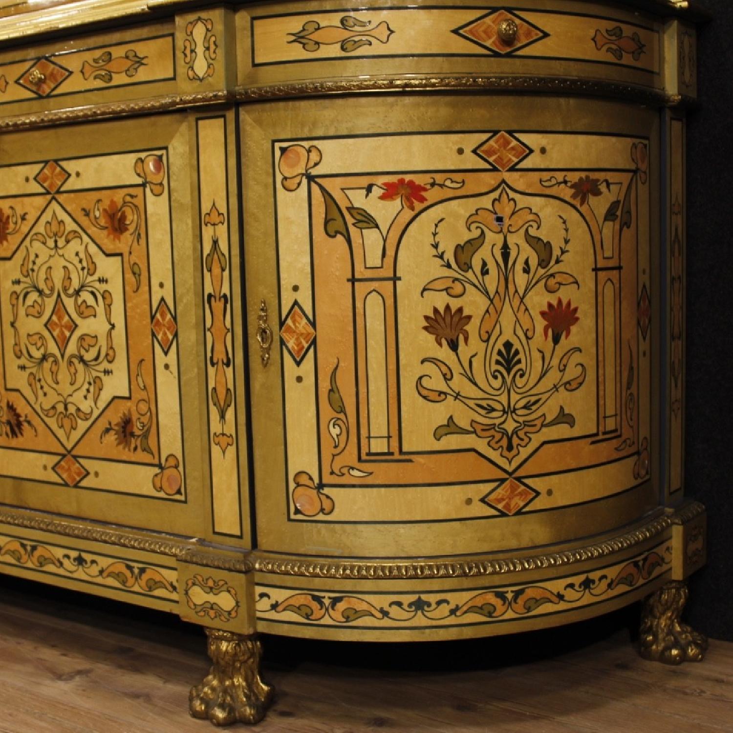 French Bookcase in Inlaid Wood w/ Gilt Bronzes - image-9