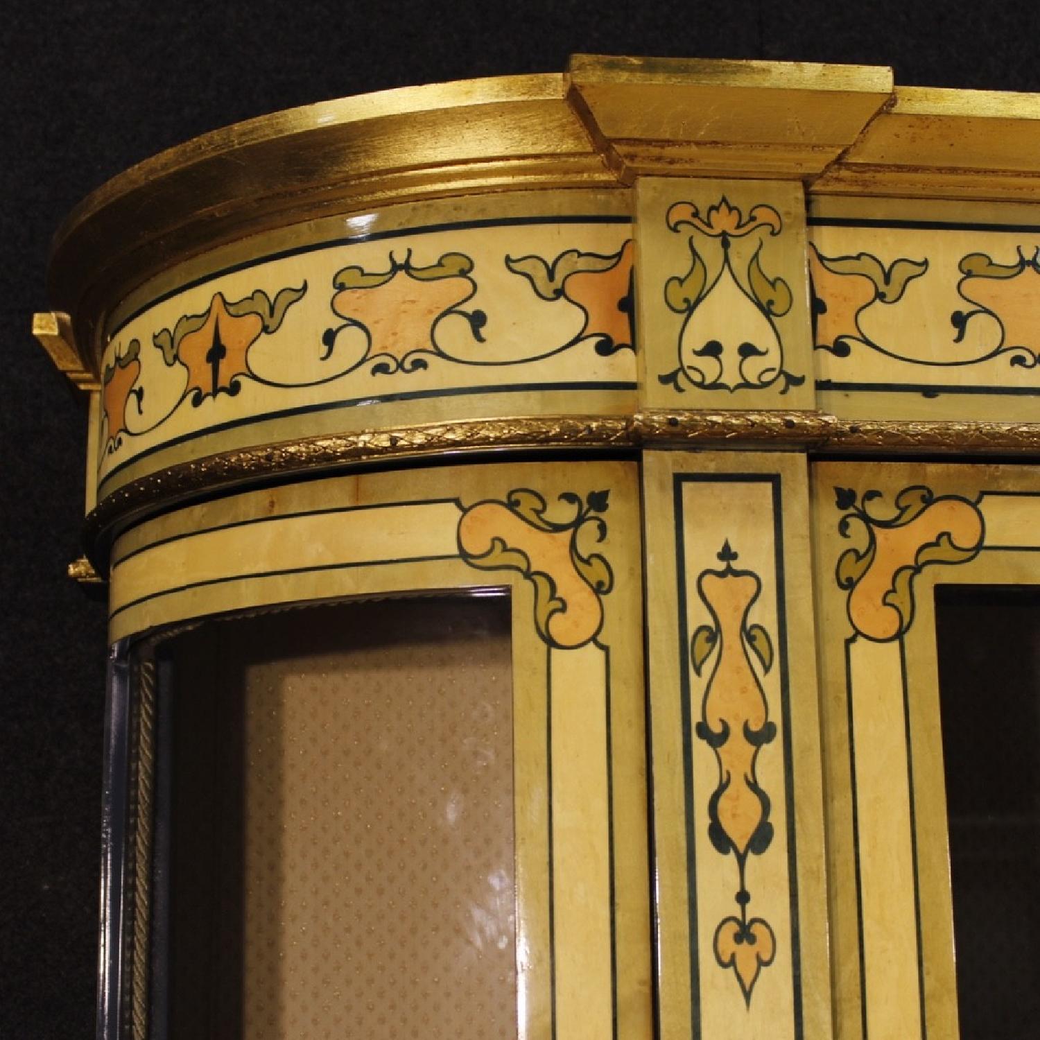 French Bookcase in Inlaid Wood w/ Gilt Bronzes - image-12