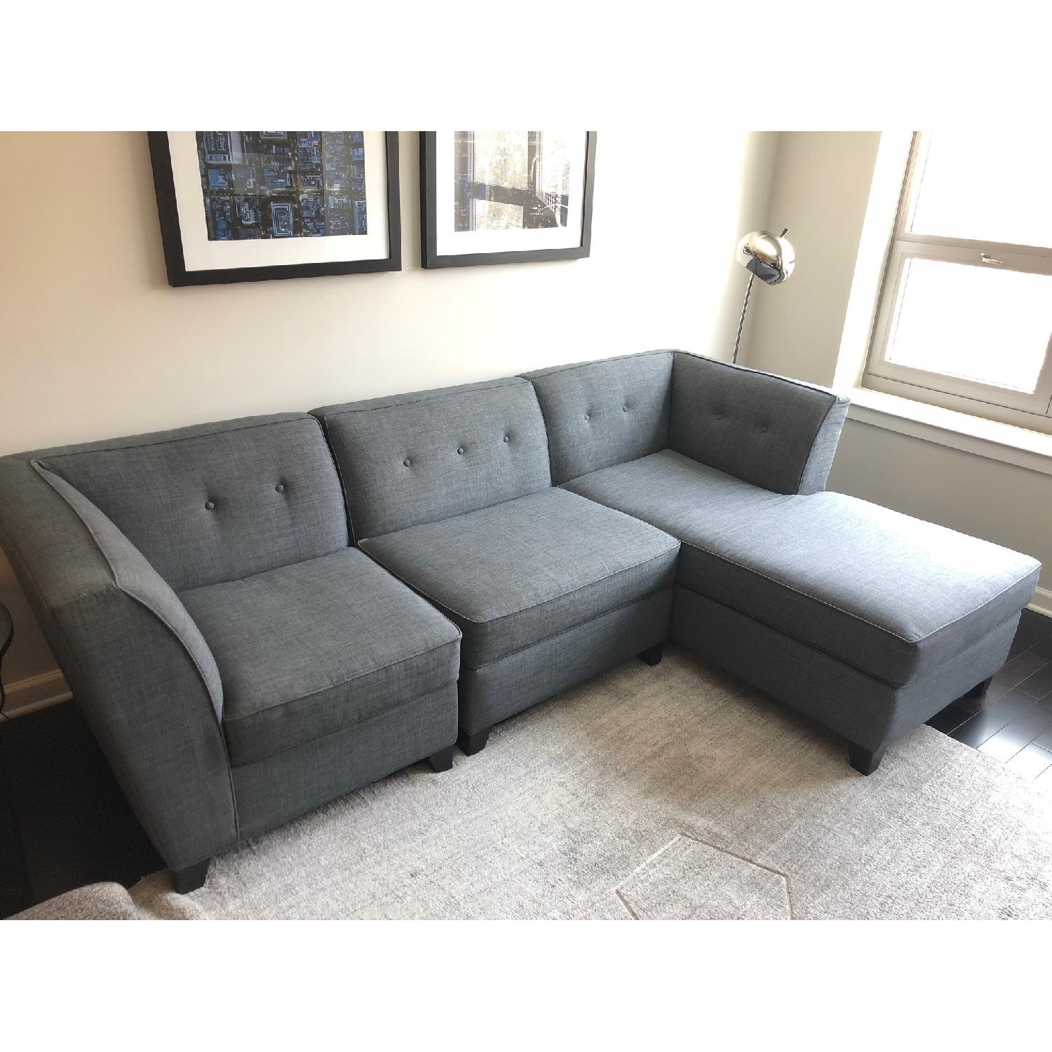 Macy's Harper Fabric 3-Piece Modular Sectional Sofa - image-1