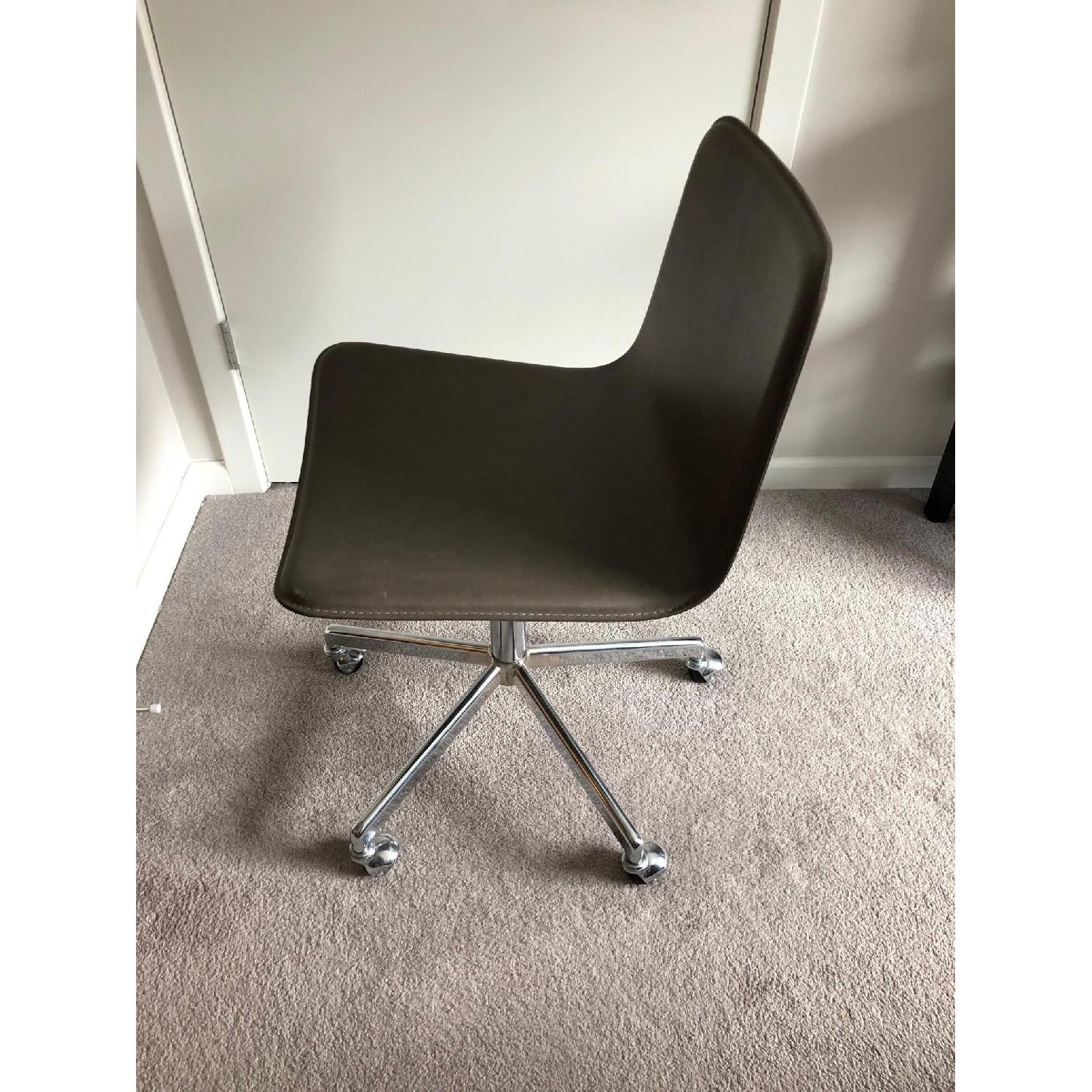 CB2 Form Brown Office Chair - AptDeco