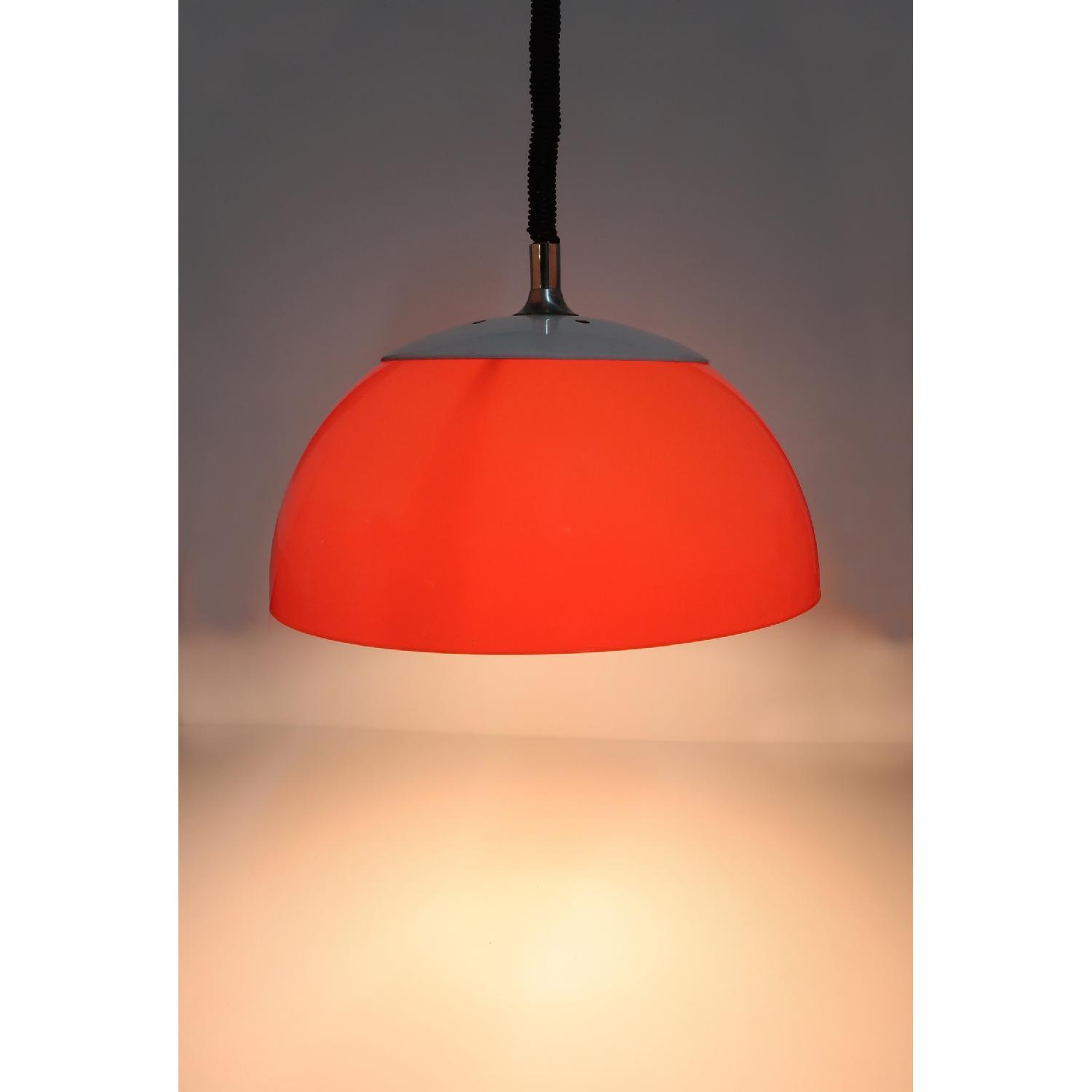 Brevettato Orange Italian Modern Retractable Pendant Lamp - image-1