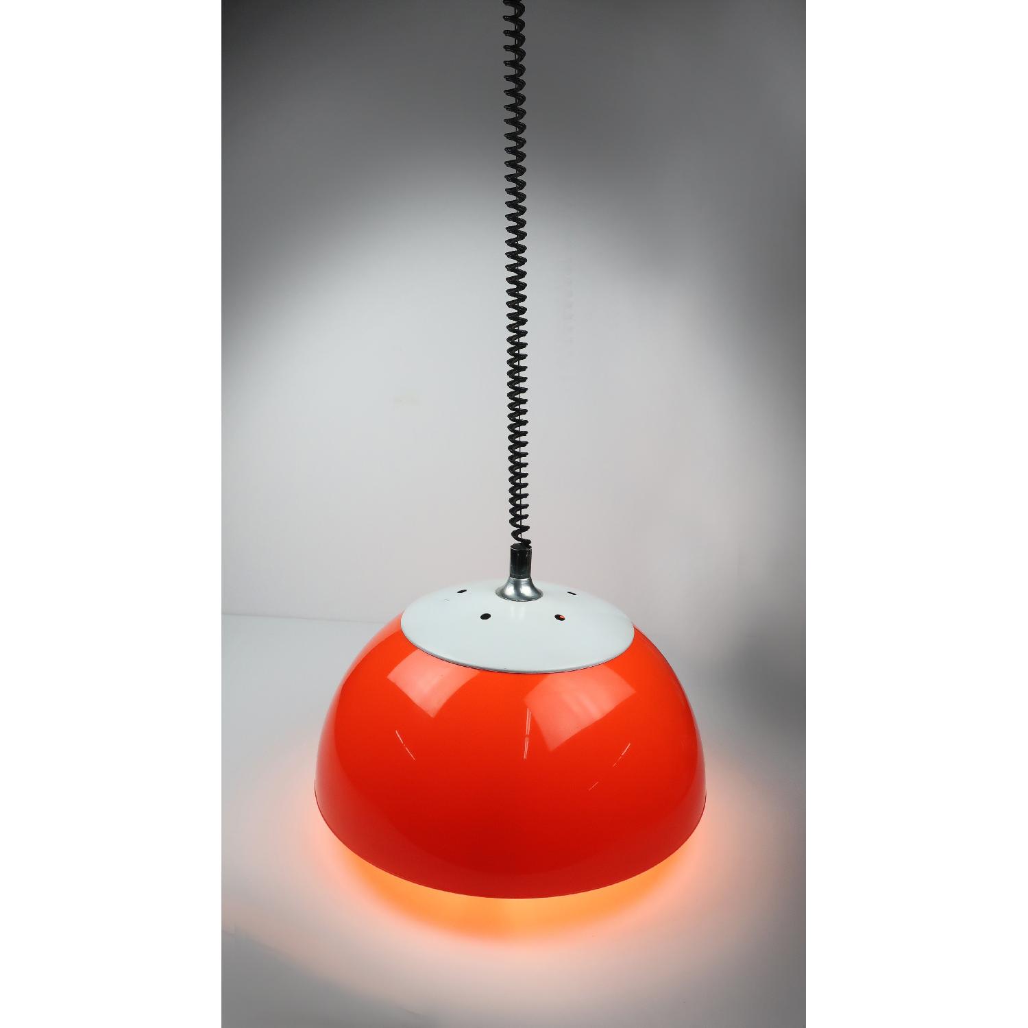 Brevettato Orange Italian Modern Retractable Pendant Lamp - image-6