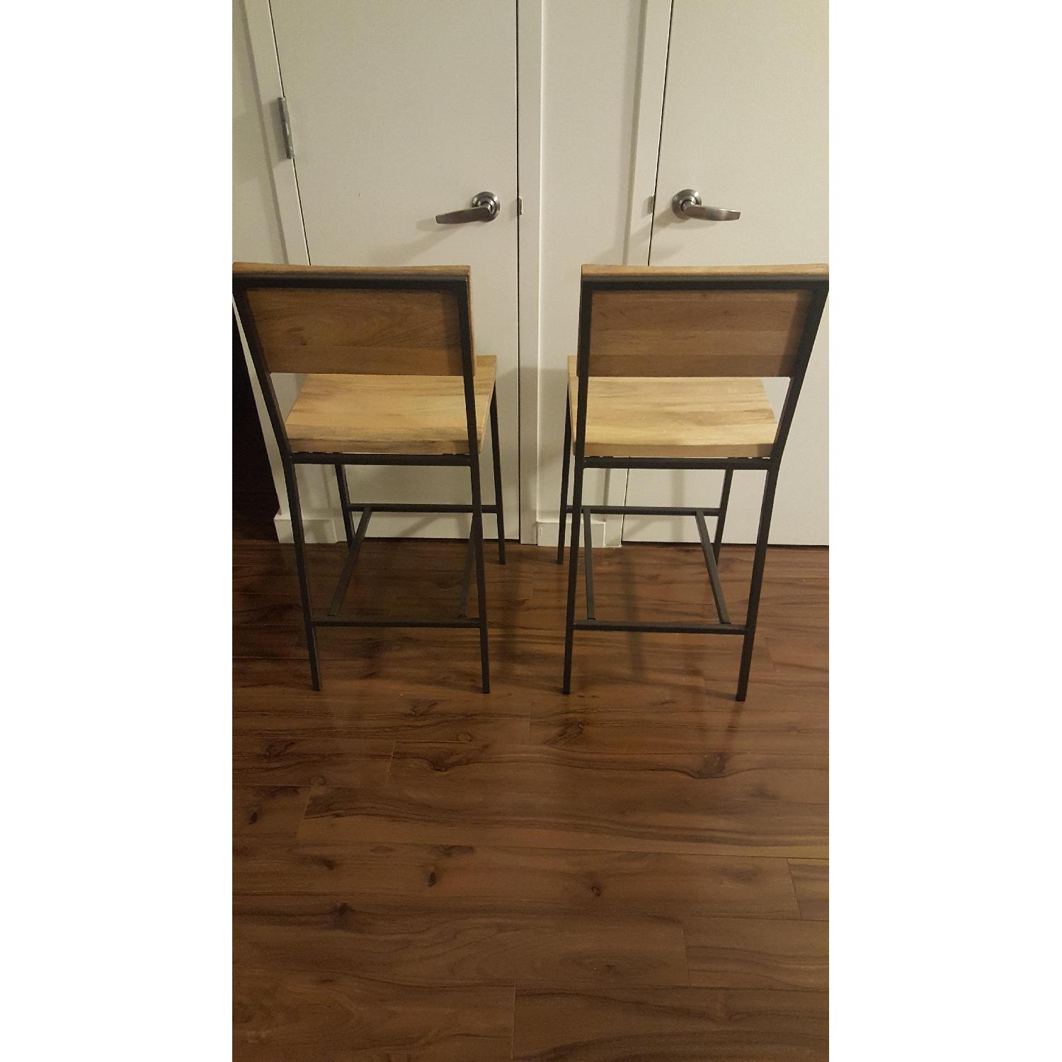 West Elm Rustic Bar Counter Stool AptDeco