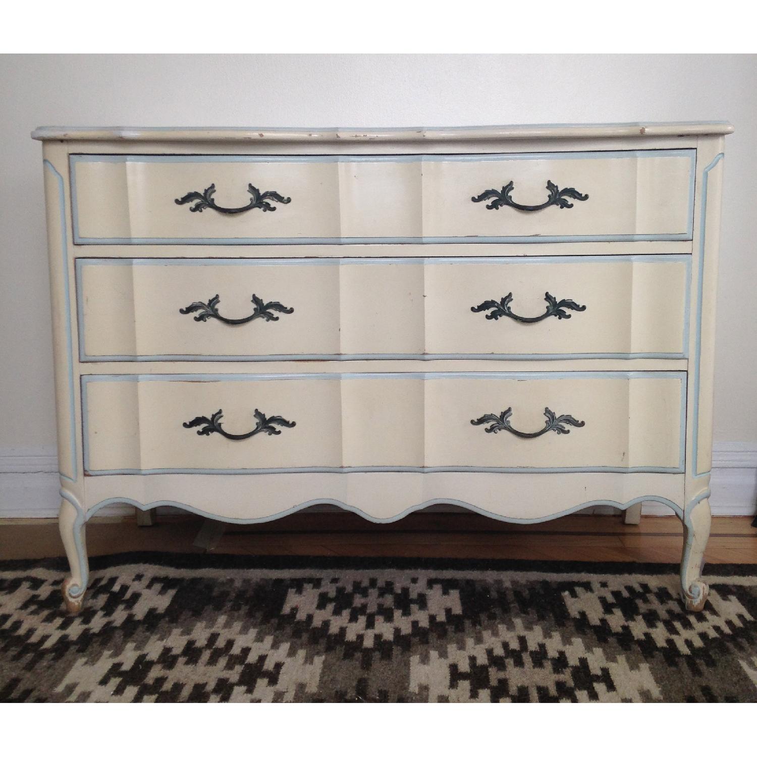 Vintage White Shabby Chic Dresser - image-1