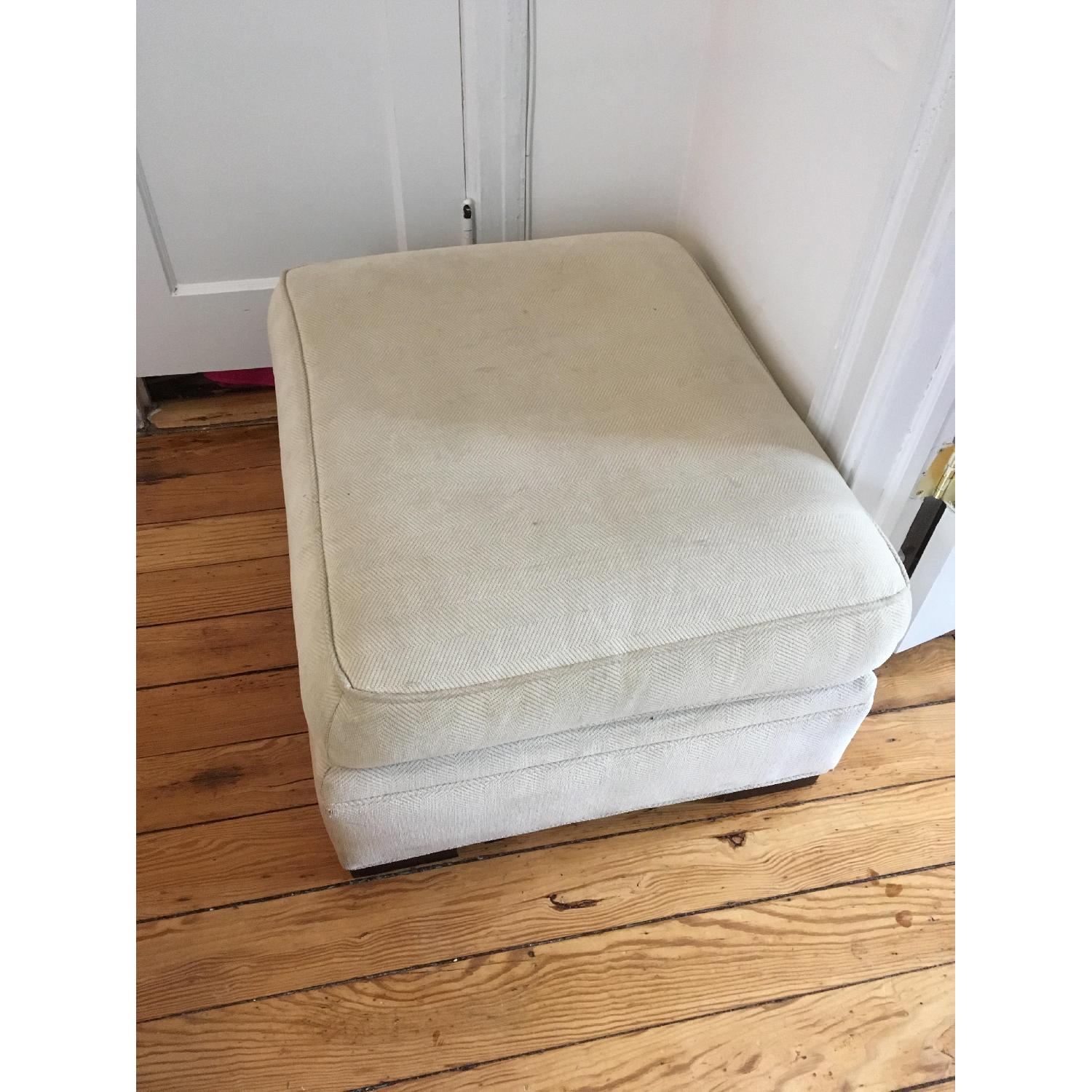 Crate & Barrel Axis II Ottoman - image-1