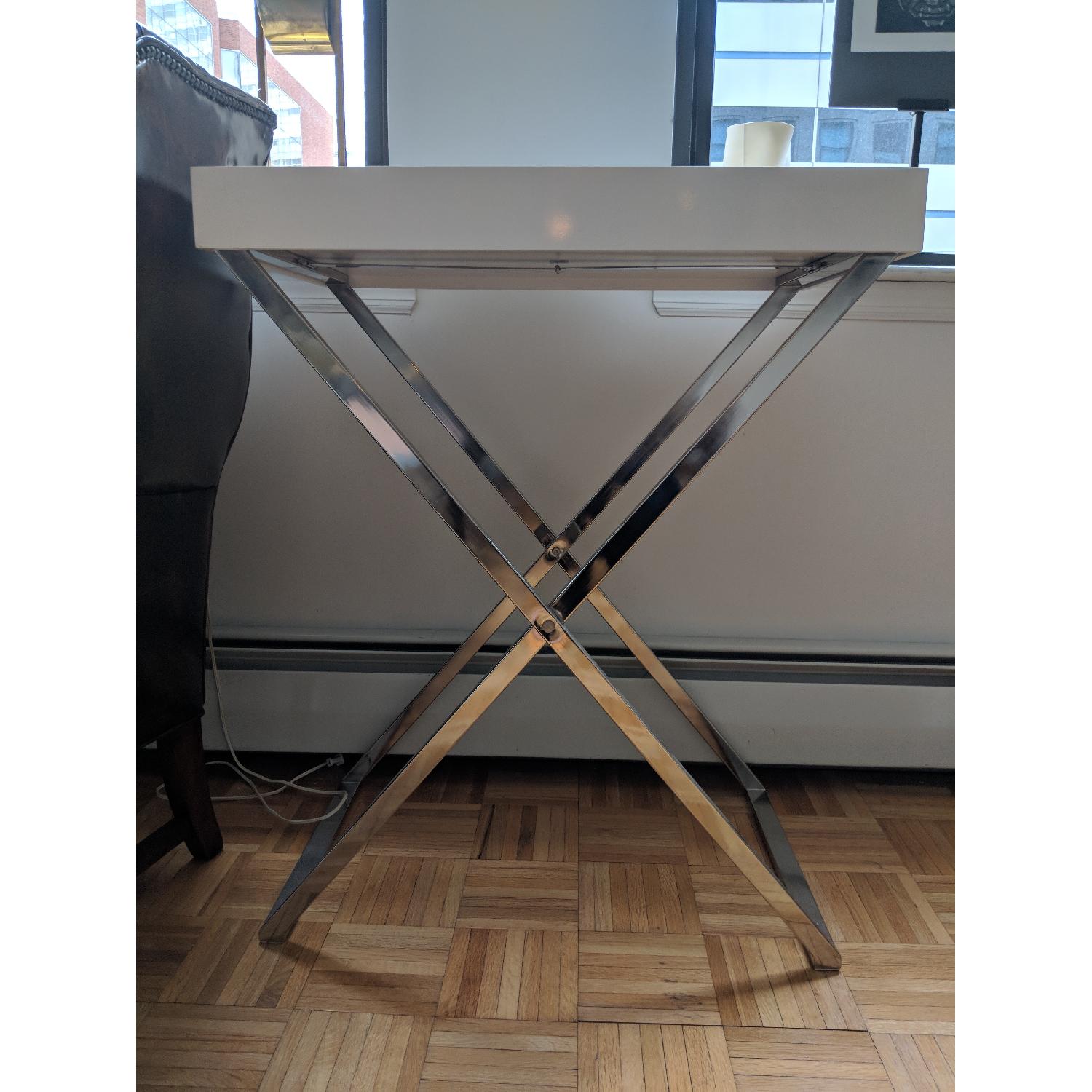 West Elm Butler Tray and Stand - image-2
