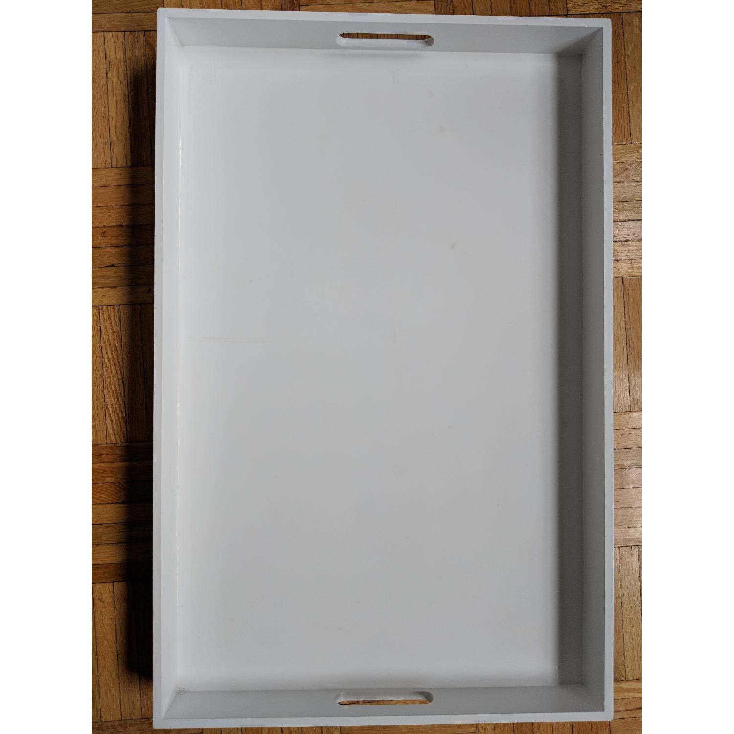 West Elm Butler Tray and Stand - image-5