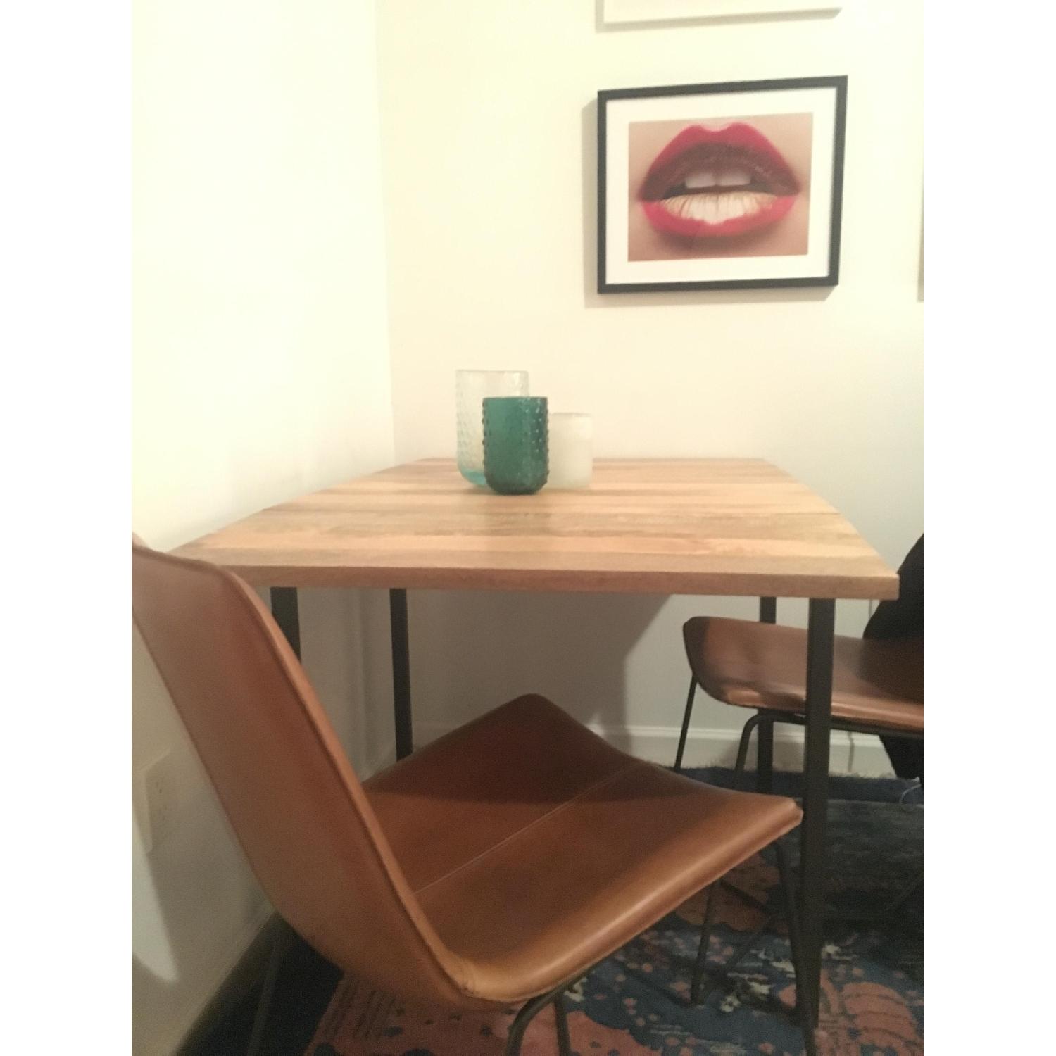 West Elm Box Frame Drop Leaf Expandable Table - image-8