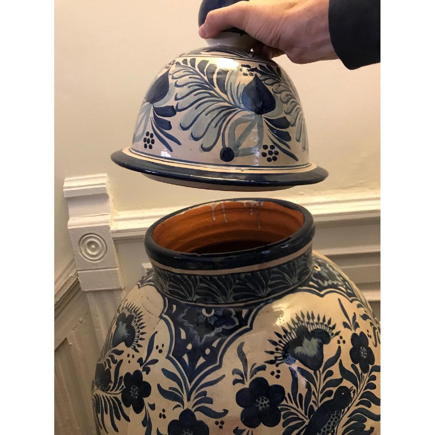 Large Mexican Talavera Urn - image-3
