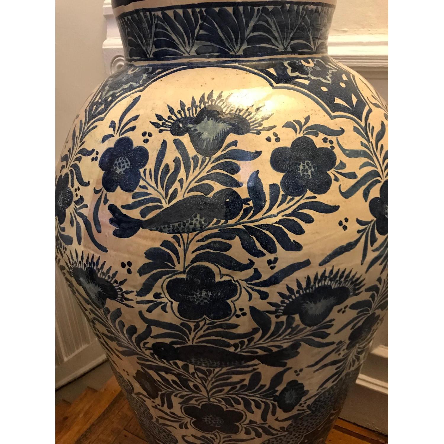 Large Mexican Talavera Urn - image-4