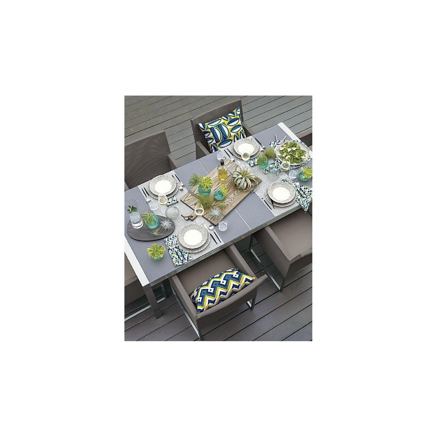 Crate & Barrel Dune Outdoor Patio 6Piece Dining Set AptDeco