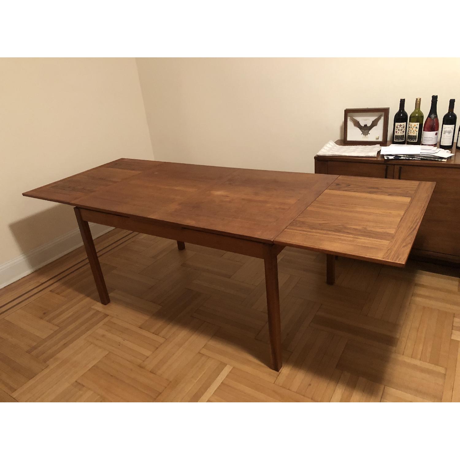 Mid Century Modern Drop Leaf Dining Table - image-2