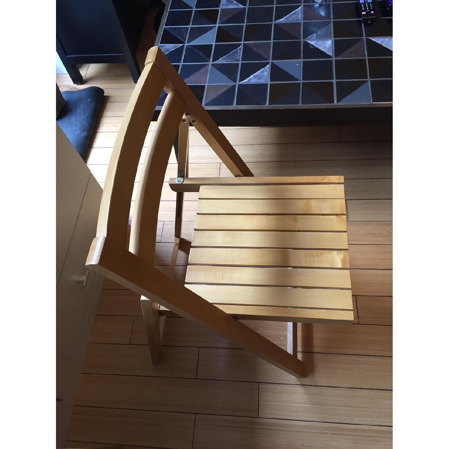 Mid-Century Modern Drop-Leaf Table w/ 4 Chairs - image-2