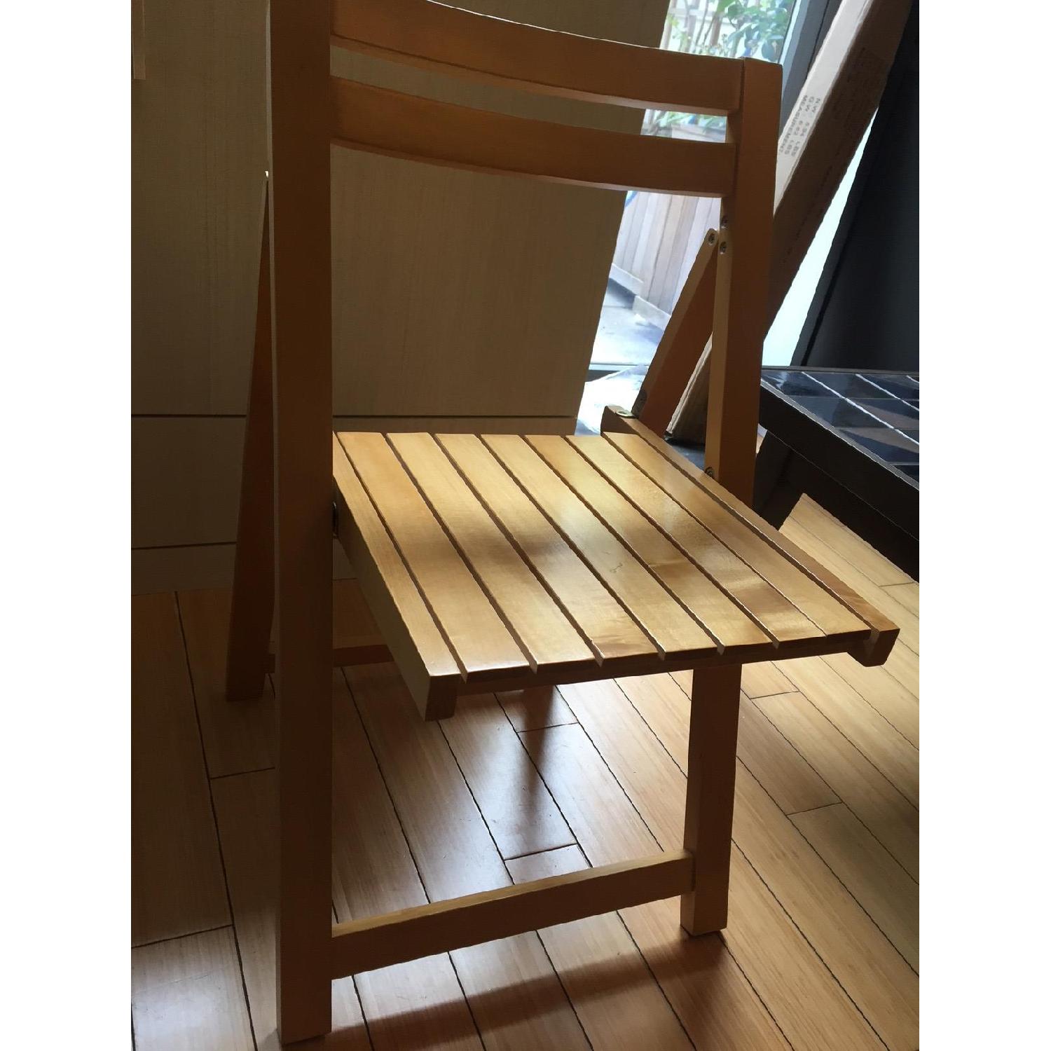 Mid-Century Modern Drop-Leaf Table w/ 4 Chairs - image-6