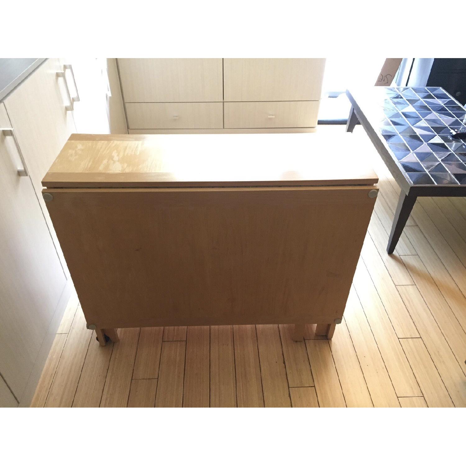 Mid-Century Modern Drop-Leaf Table w/ 4 Chairs - image-8