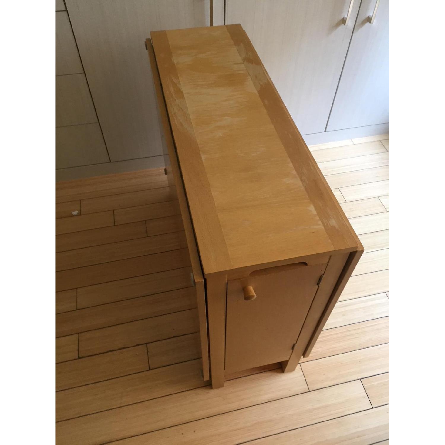 Mid-Century Modern Drop-Leaf Table w/ 4 Chairs - image-11