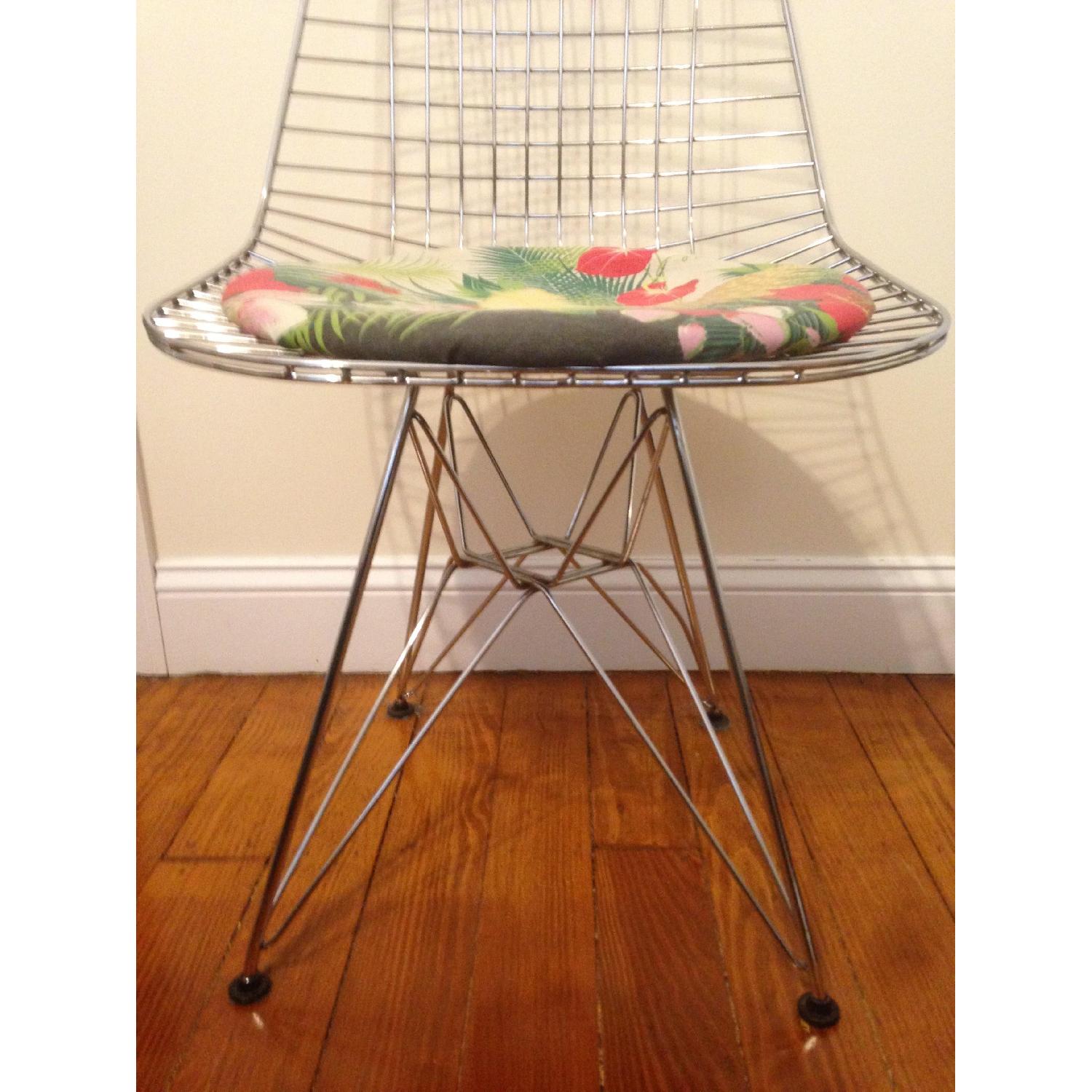 France and Son Custom Eames Style Eiffel Wire Chair - image-1