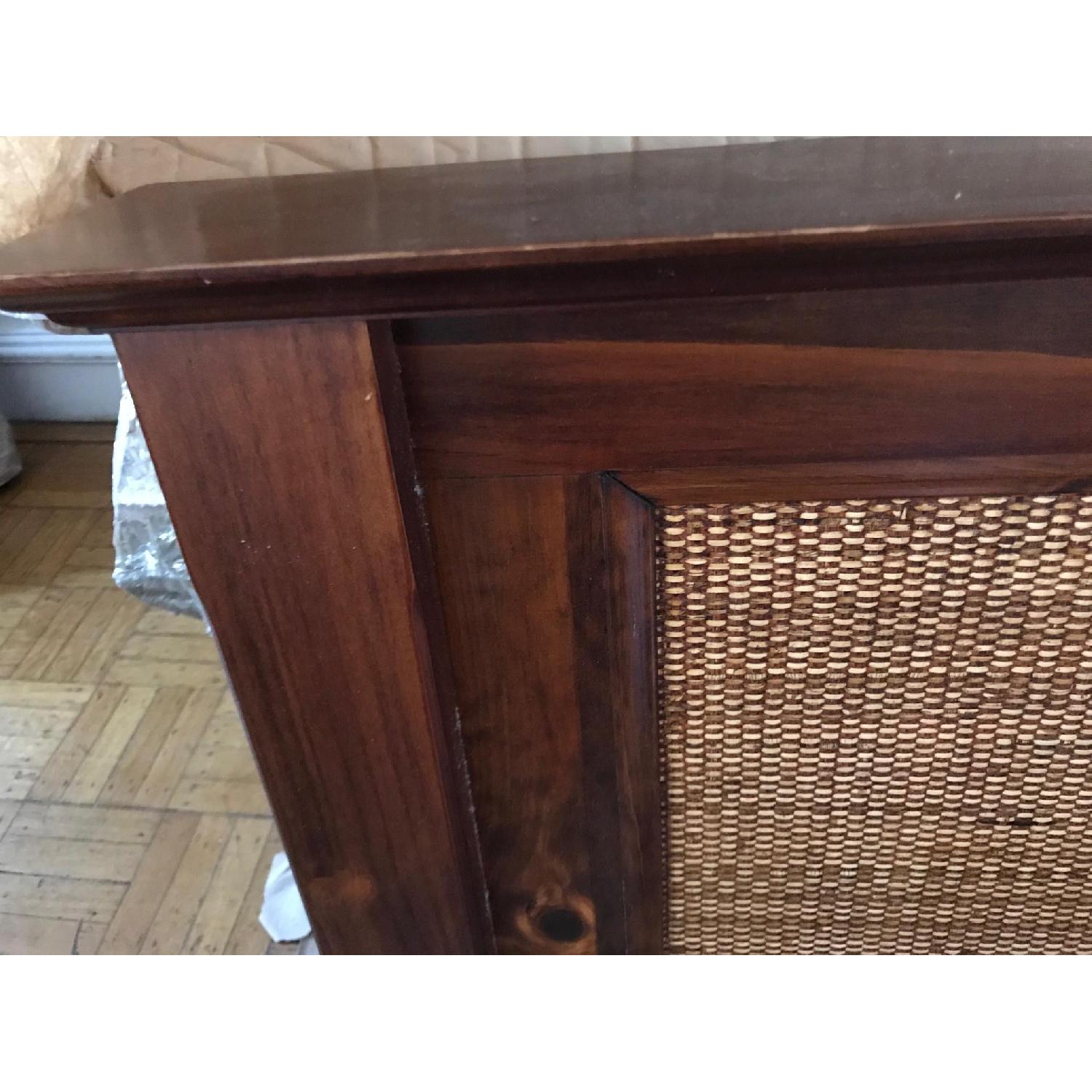 Pier 1 Indonesian King Bed w/ Headboard & Footboard - image-3