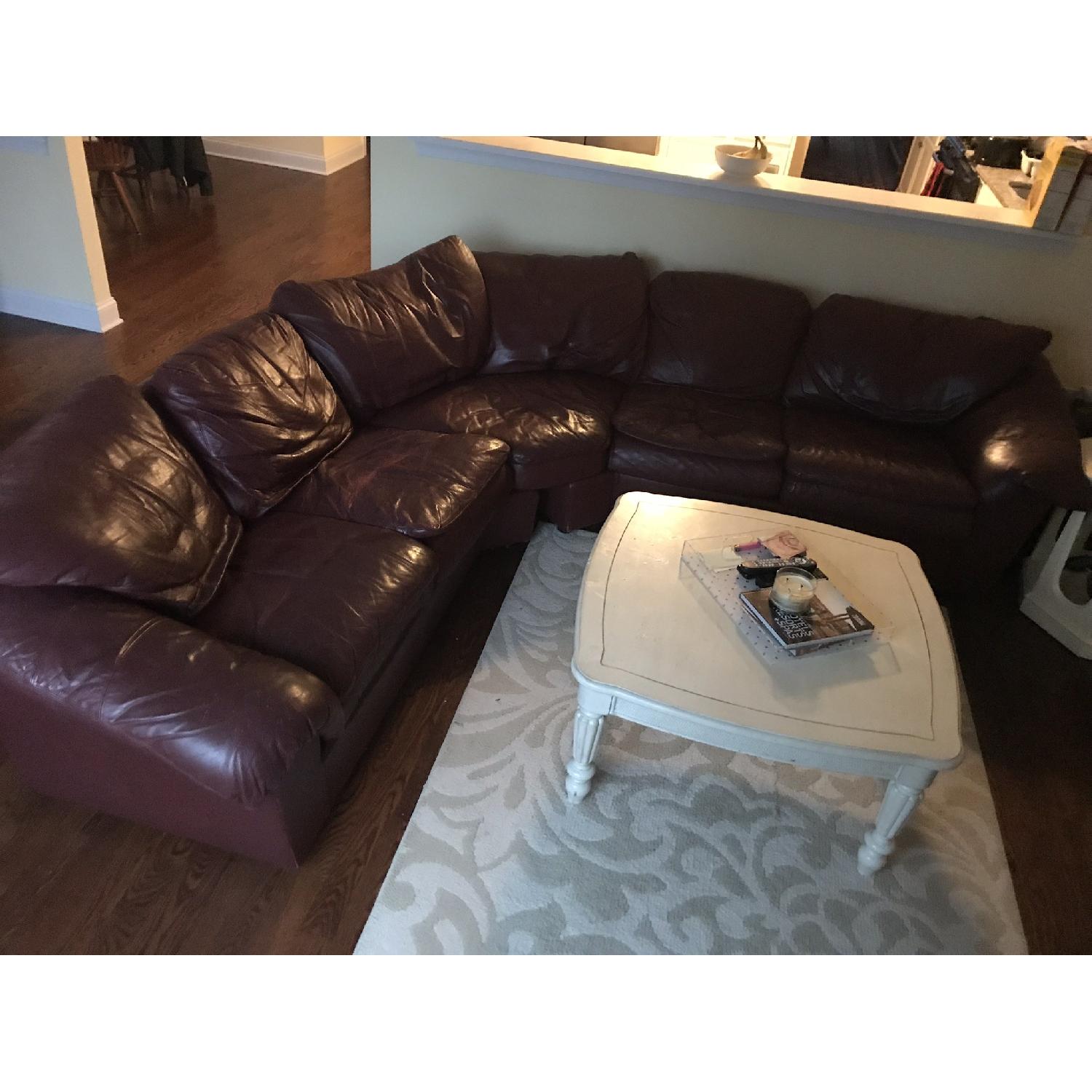 Hancock & Moore Leather 2-Piece Sectional Sofa - image-2