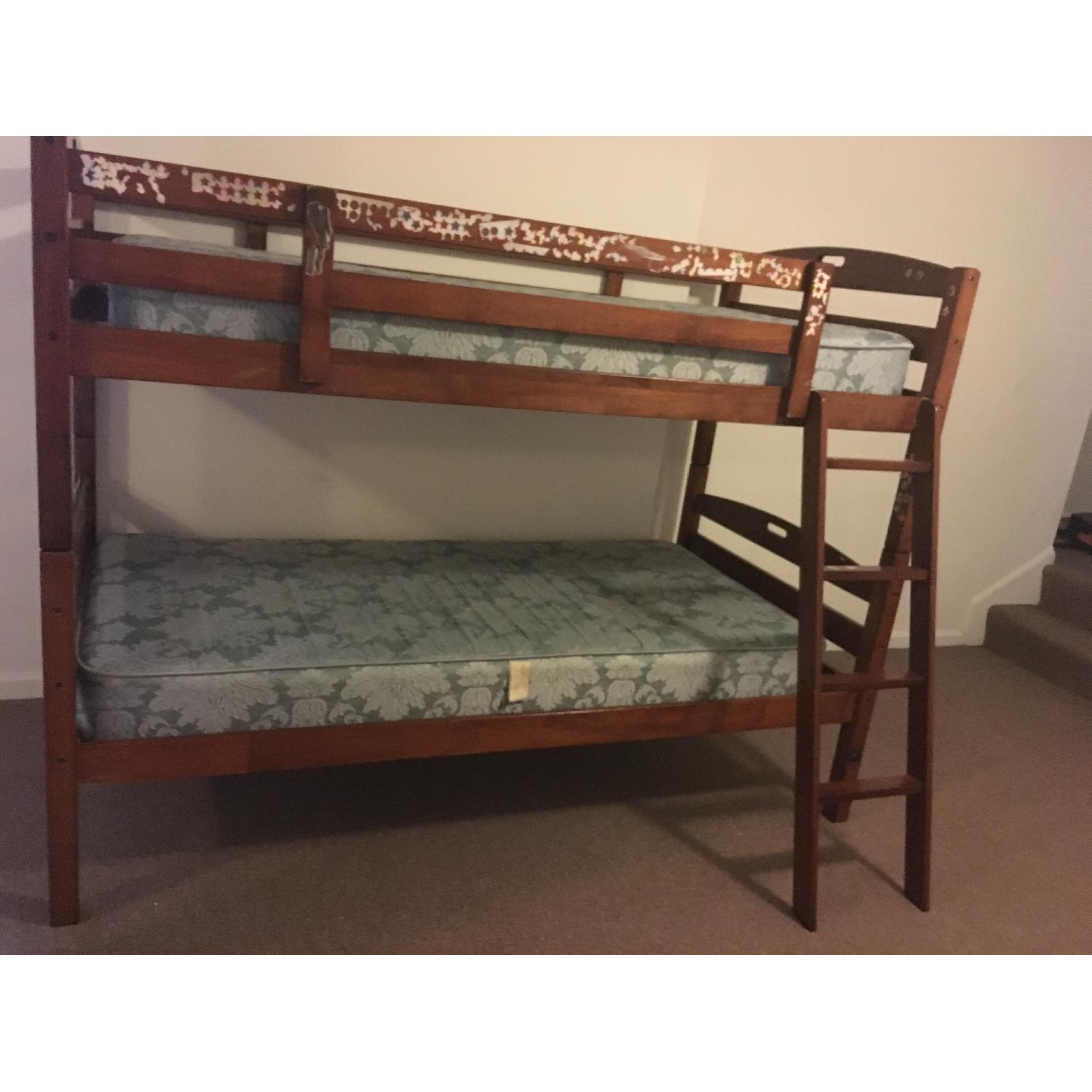 Bob's Twin Size Bunk Over Bunk Bed AptDeco